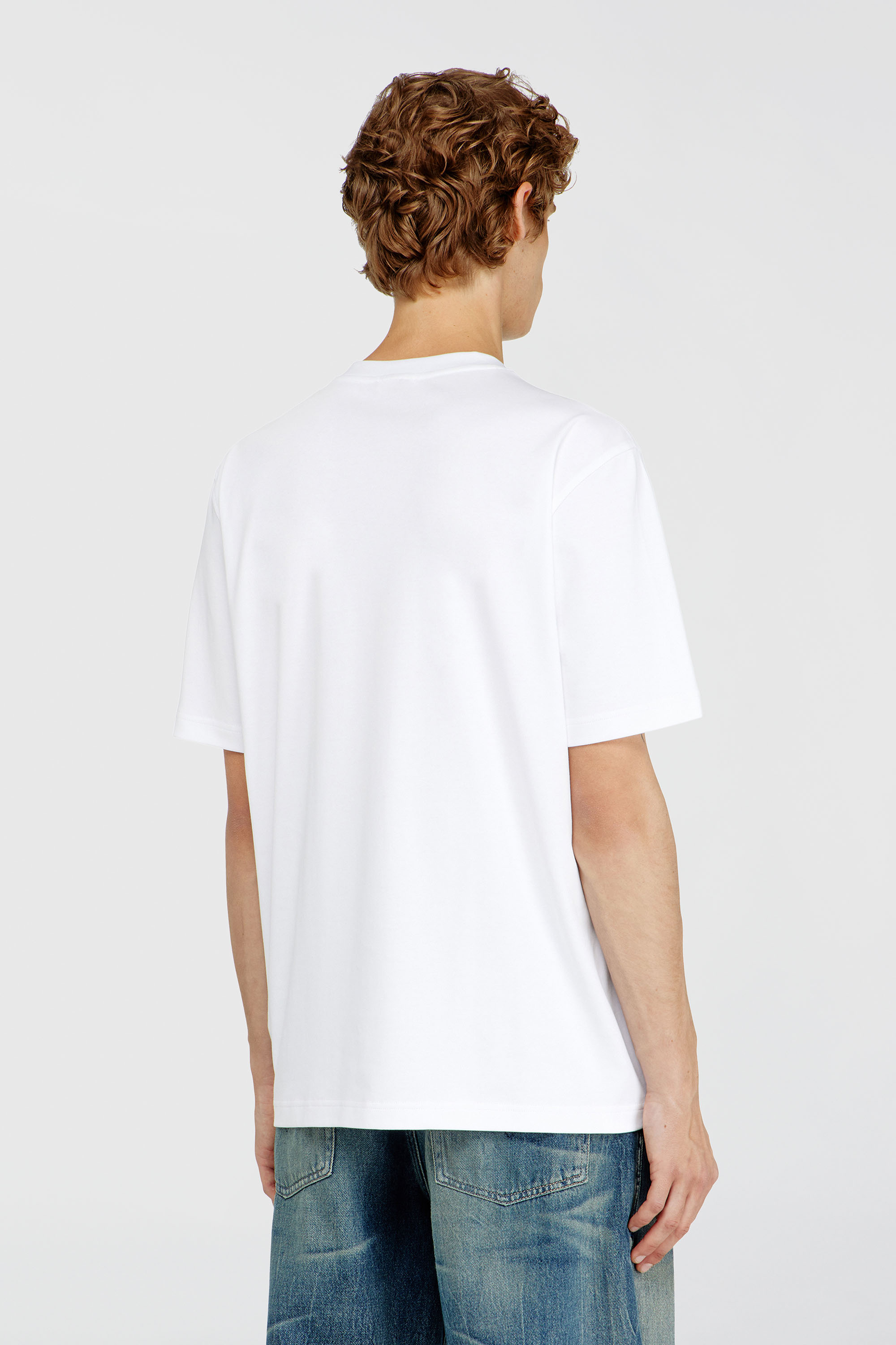 Diesel - T-ADJUST-MET, Male's Tシャツ in ホワイト - 5