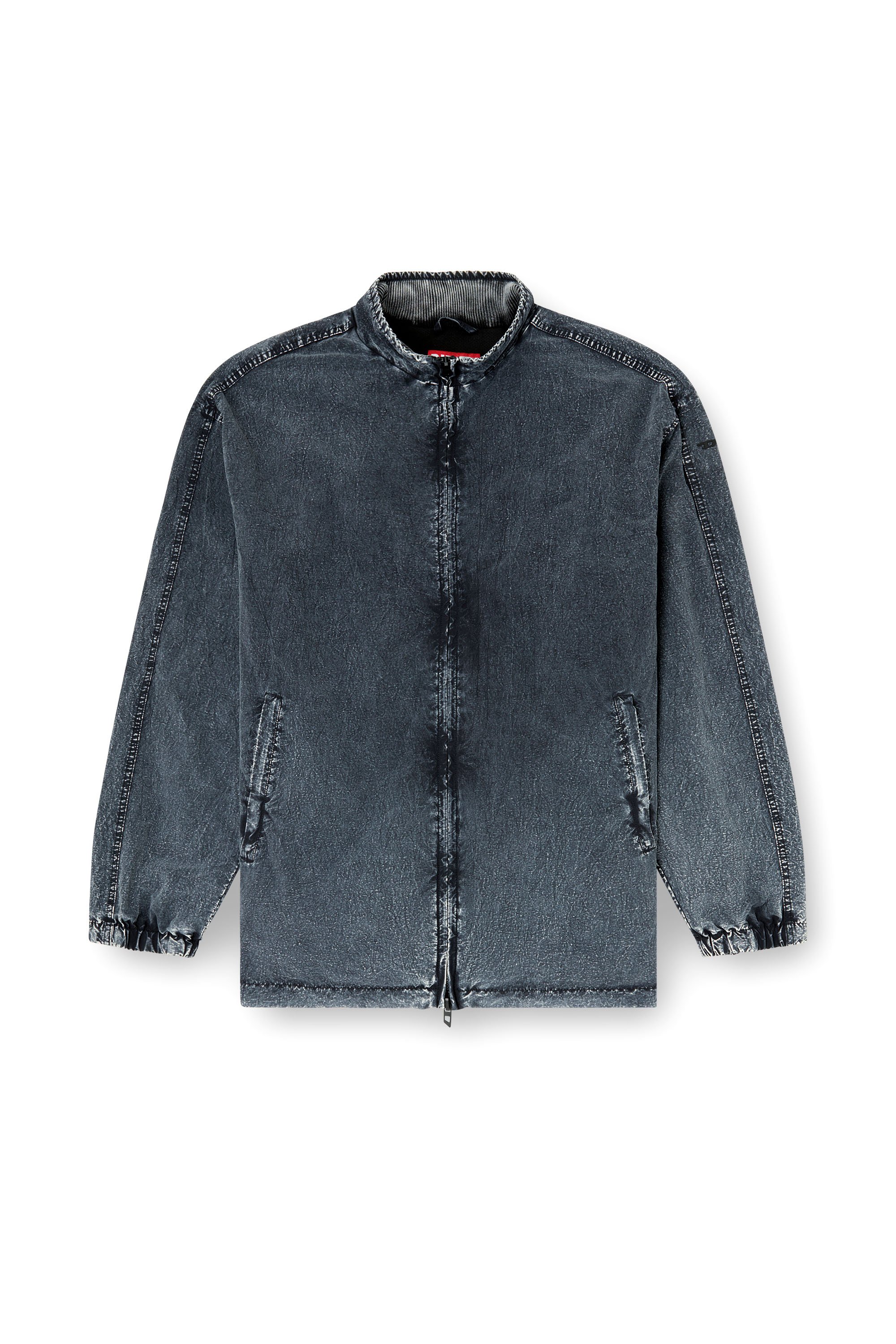 Diesel - J-WILSON, Male's Jacket in recycled nylon taslan in ブラック - 3