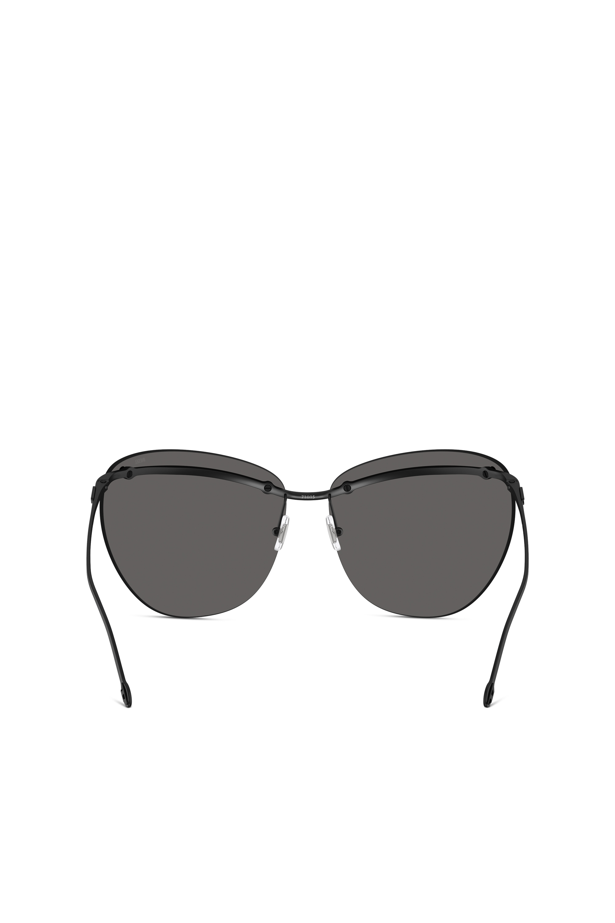 Diesel - 0DL1007, Unisex's Wraparound shape sunglasses in グレー - 4