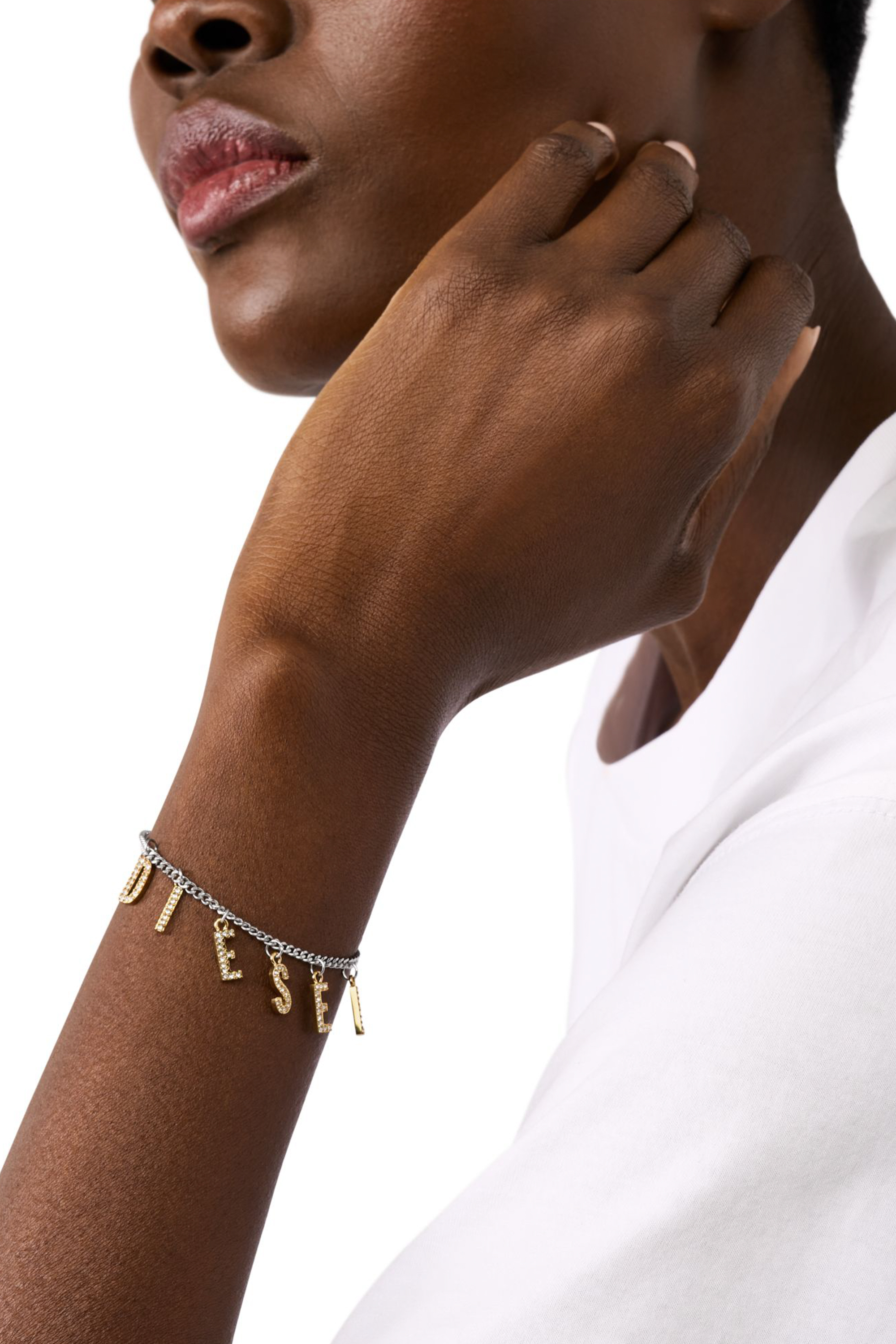 Diesel - DX1547931 JEWEL, Unisex's ブレスレット in シルバー/ゴールド - 4