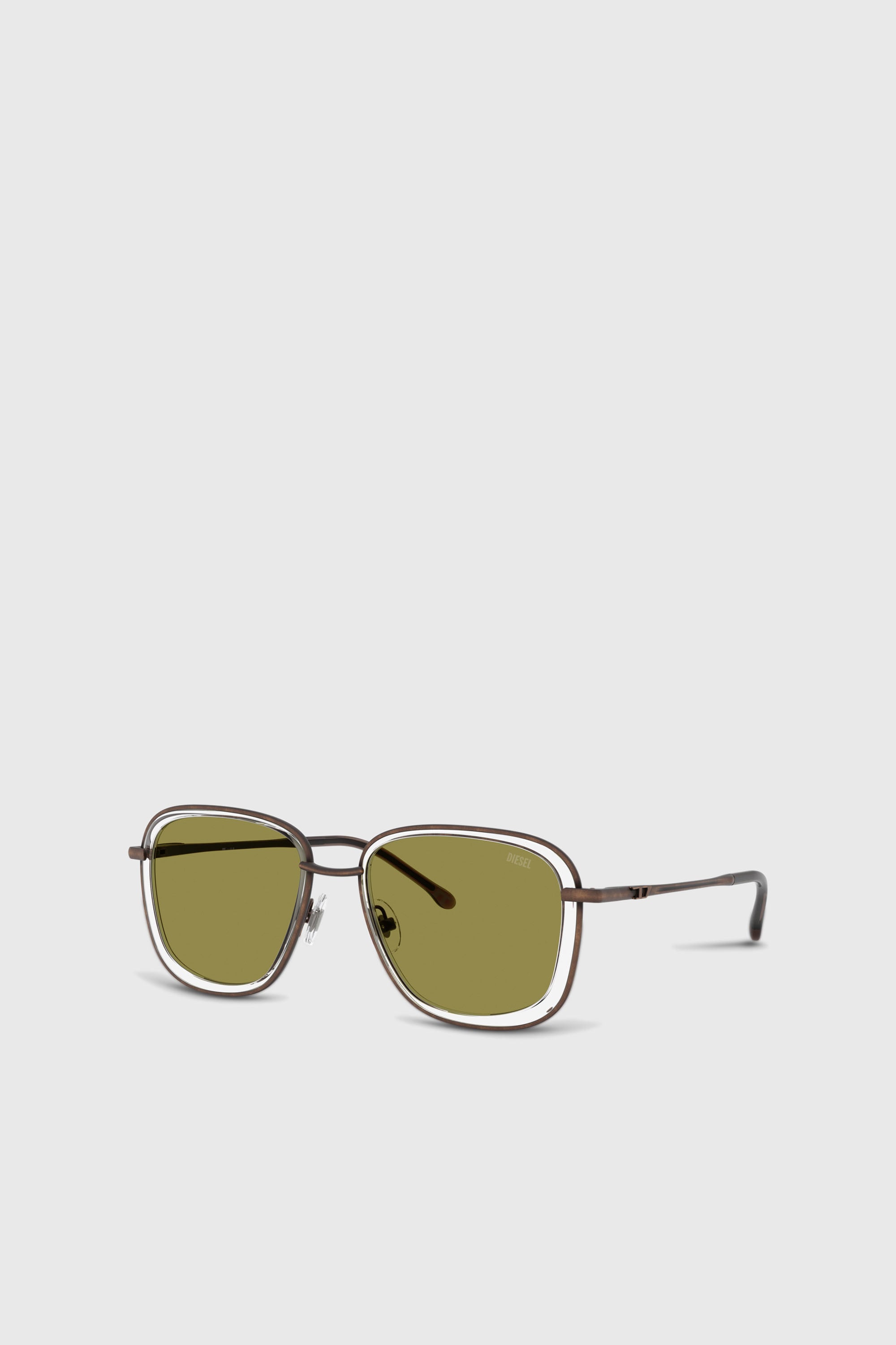 Diesel - 0DL1017, Unisex's Square sunglasses in グリーン - 1