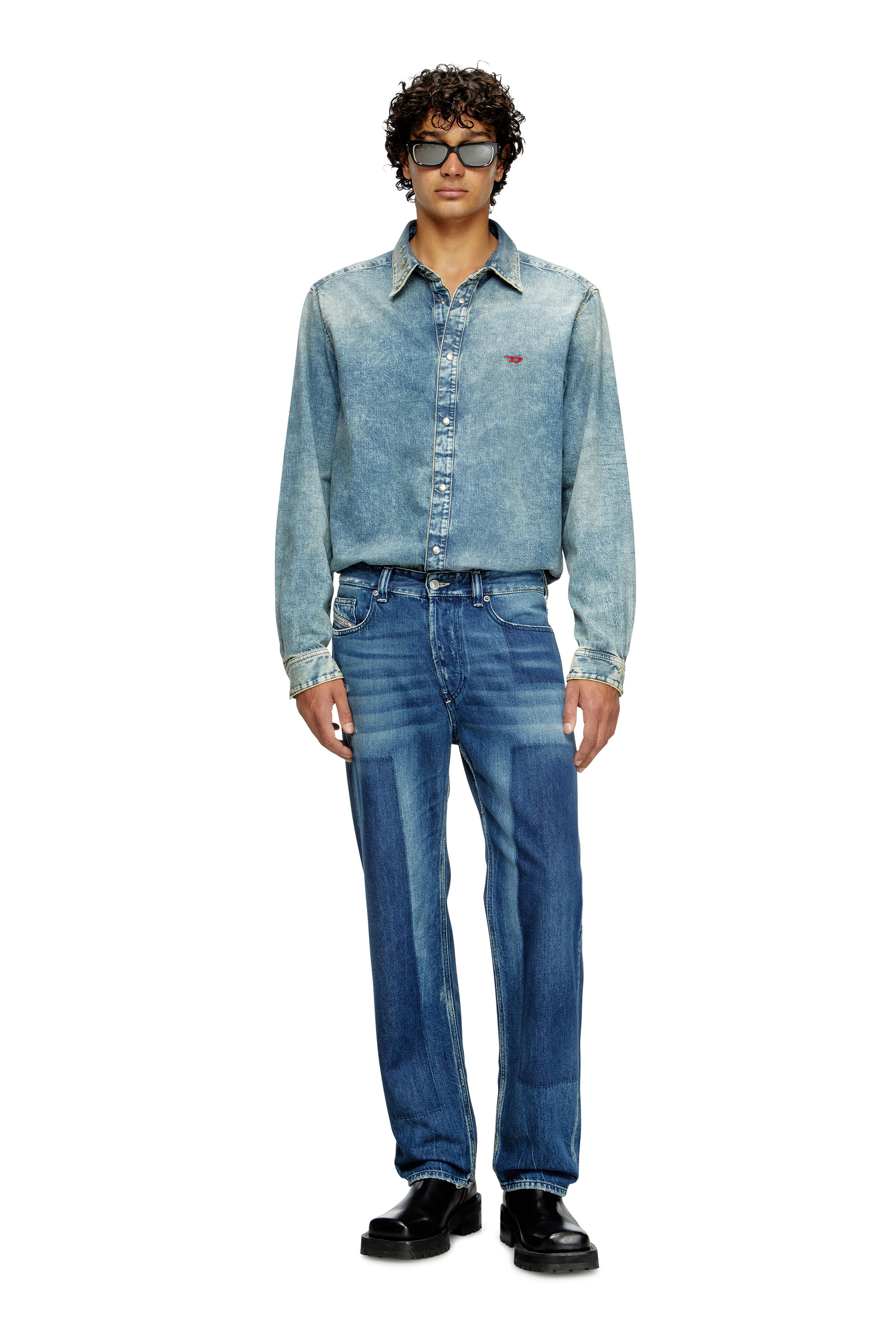 Diesel - Male's Regular Jeans 2024 D-Macs 09M52, ダークブルー - 1
