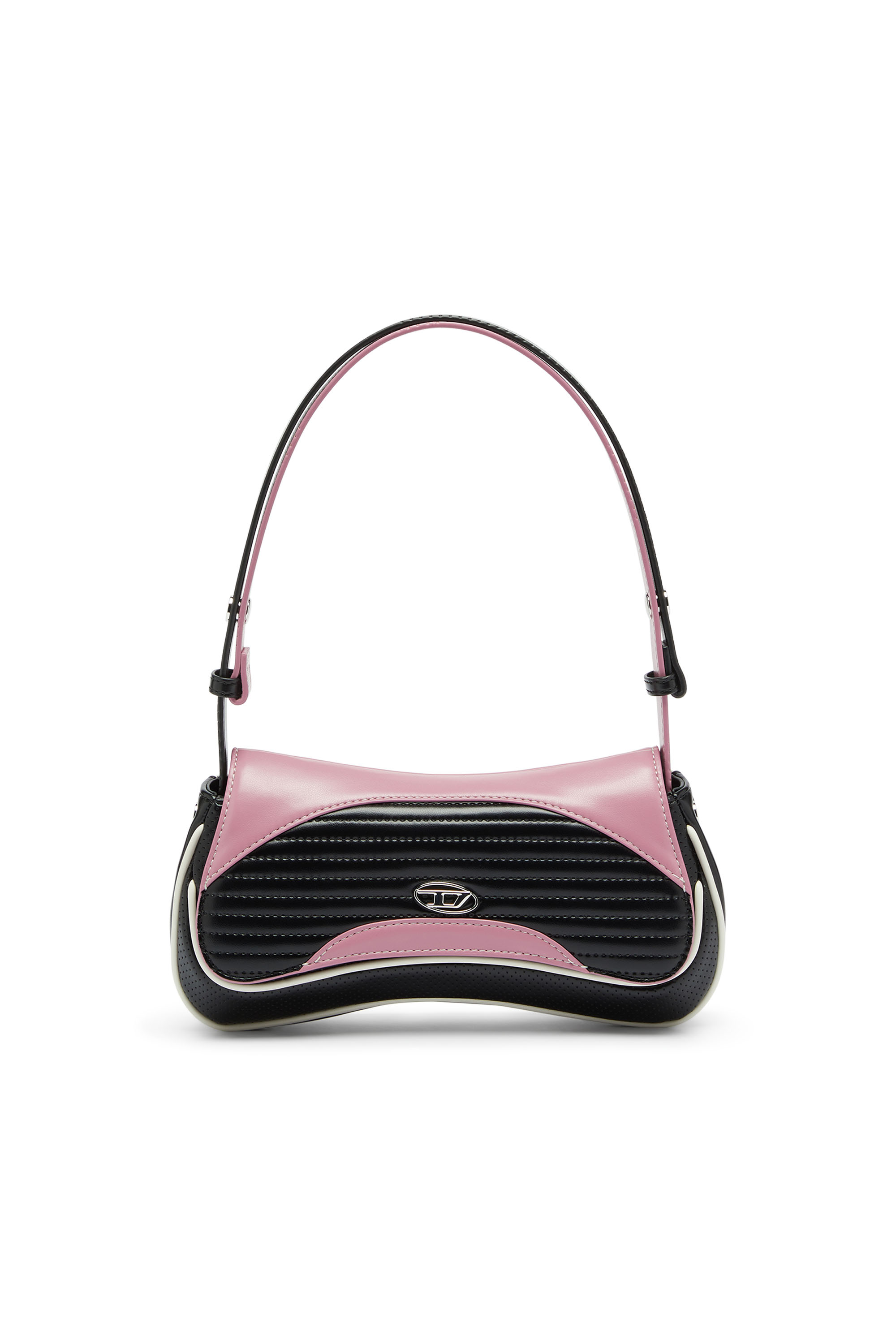 Diesel - PLAY CLUTCH, Female's クラッチバッグ in ブラック/ピンク - 1