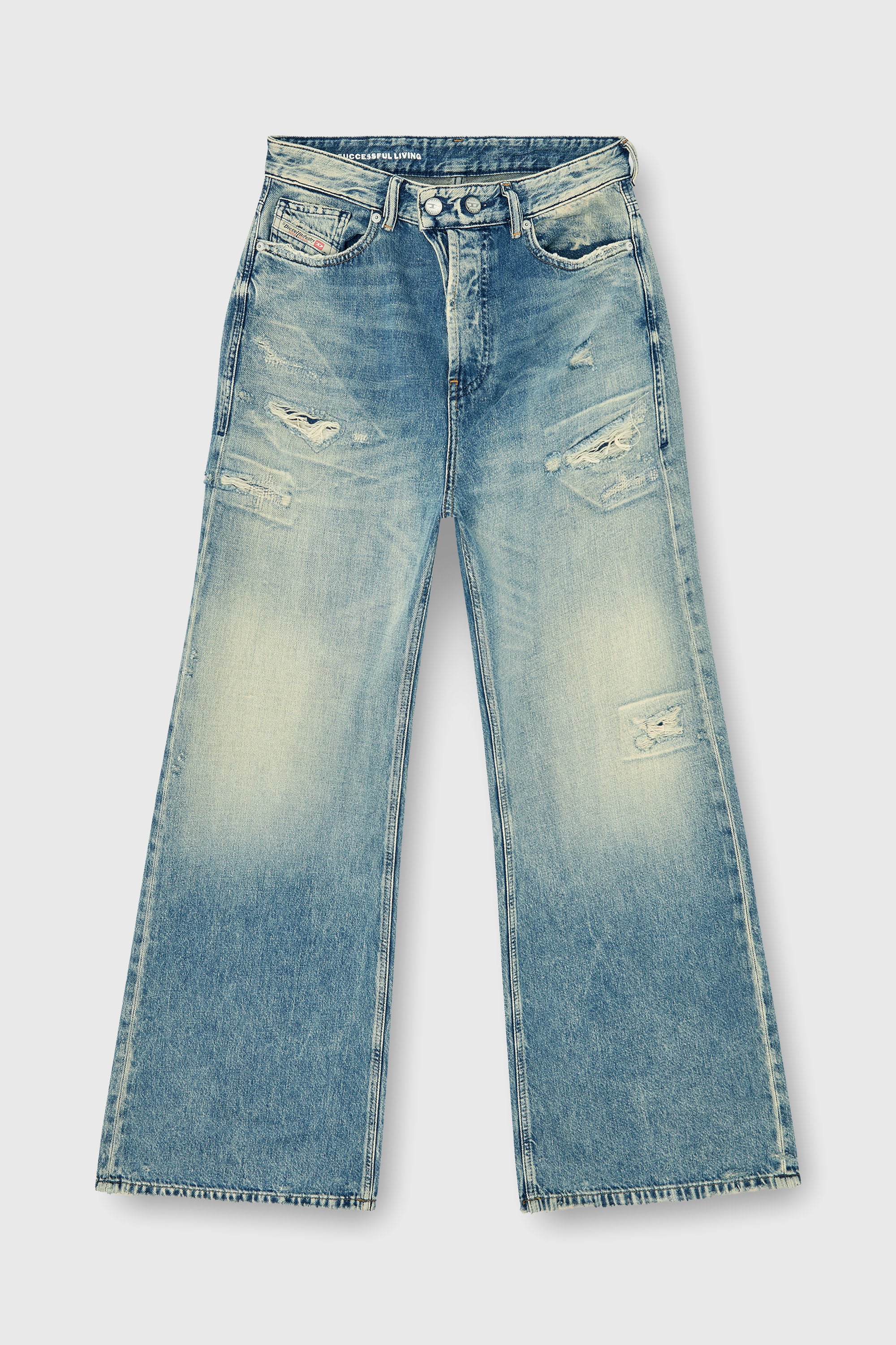 Diesel - Female's Relaxed Jeans 1996 D-Sire 09P62, ミディアムブルー - 2