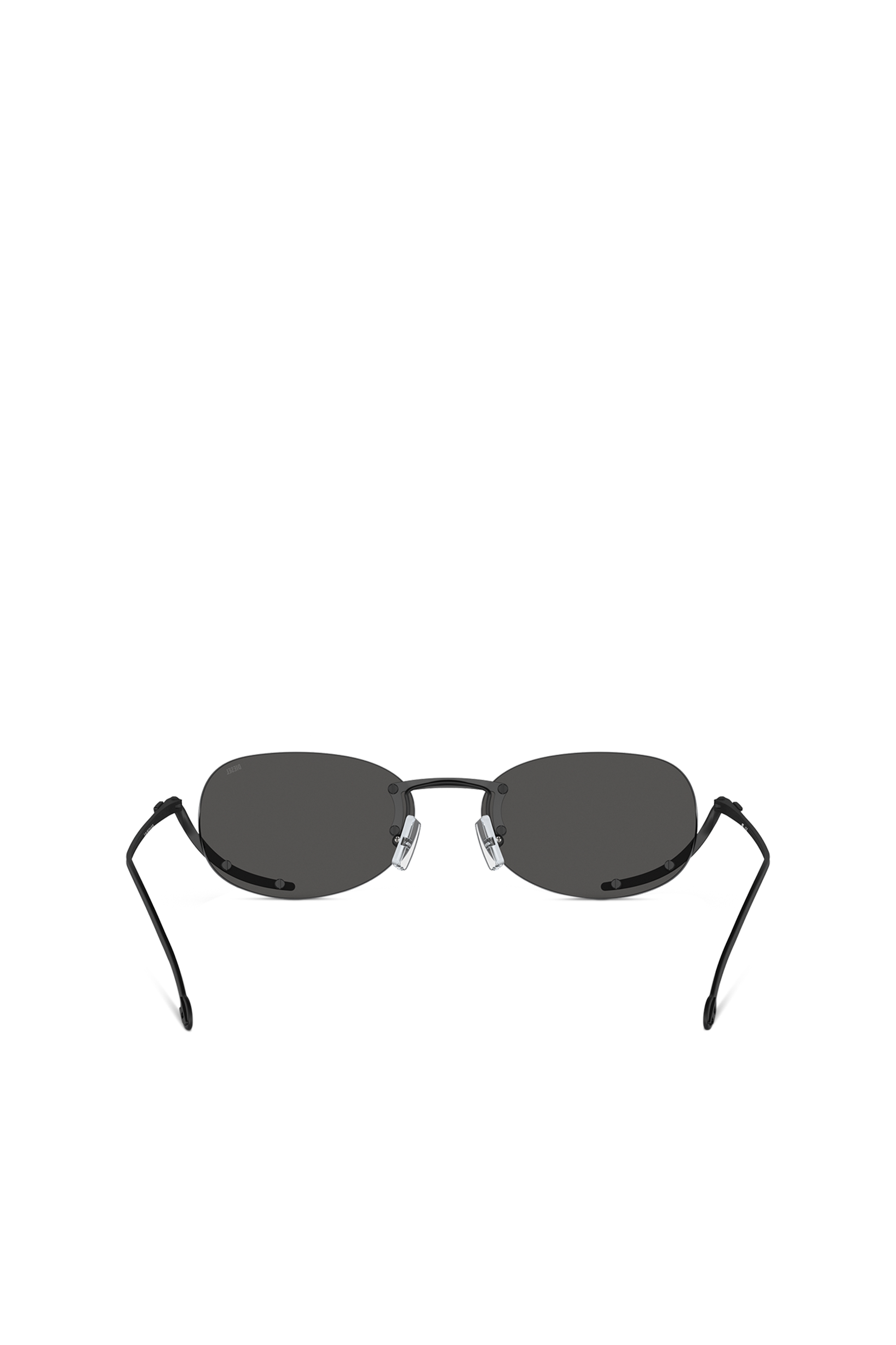 Diesel - 0DL1004, Unisex's Oval sunglasses in ブラック - 3