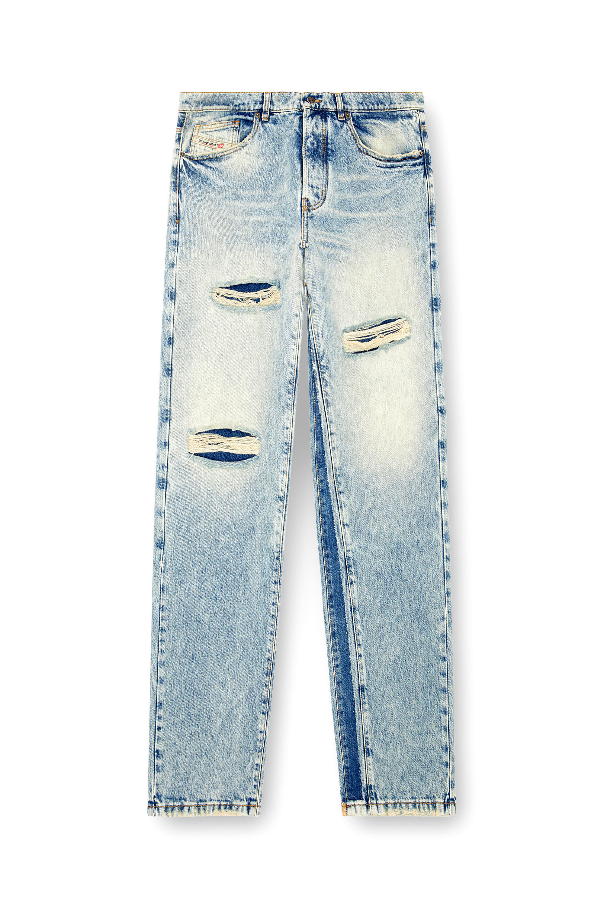Diesel - Male's Relaxed Jeans D-Fire 0AJEN, ライトブルー - 3