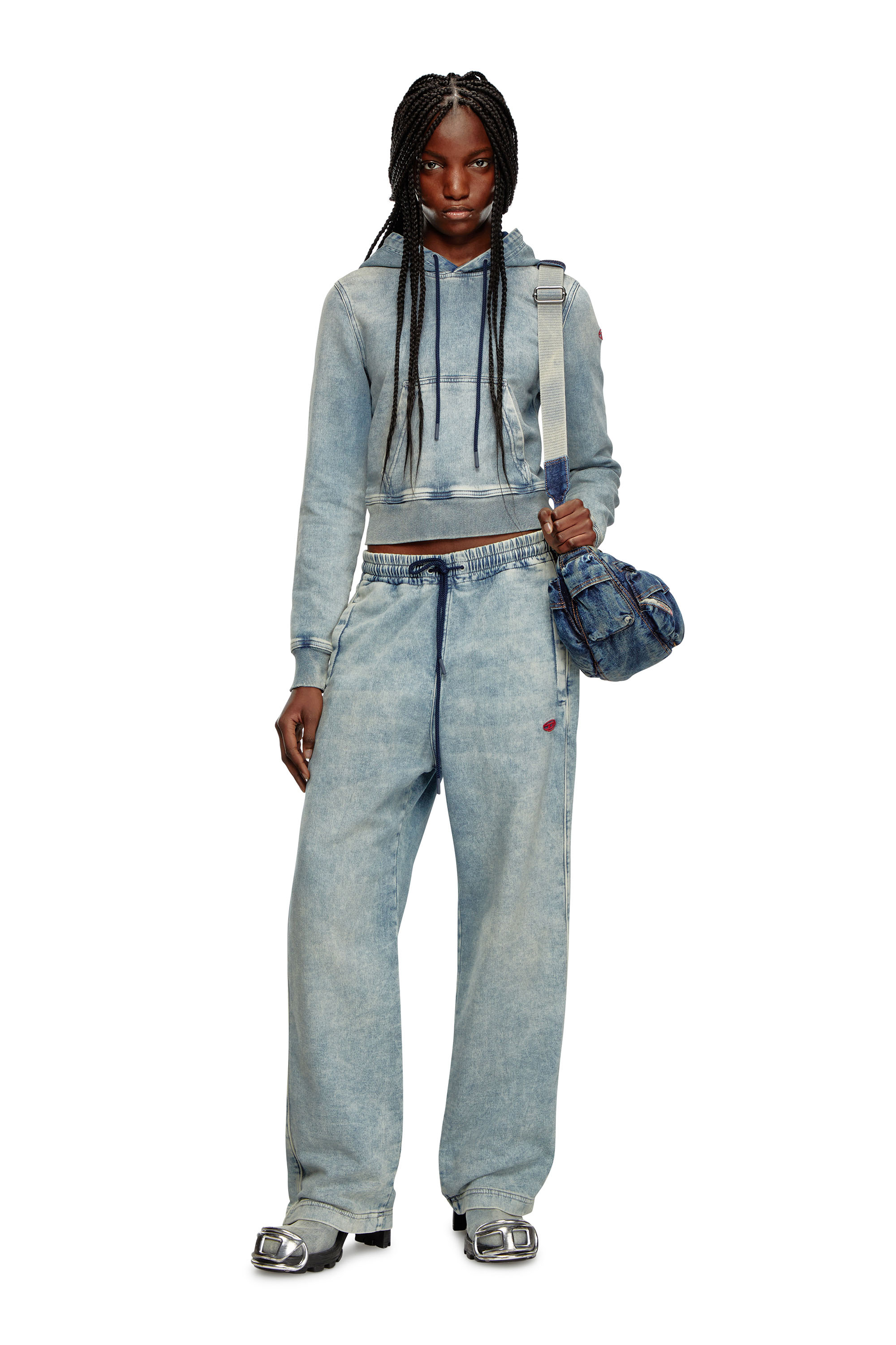 Relaxed D-Martyans Track Denim 068LU, ライトブルー Diesel - Female's Relaxed D-Martyans Track Denim 068LU, ライトブルー - 1