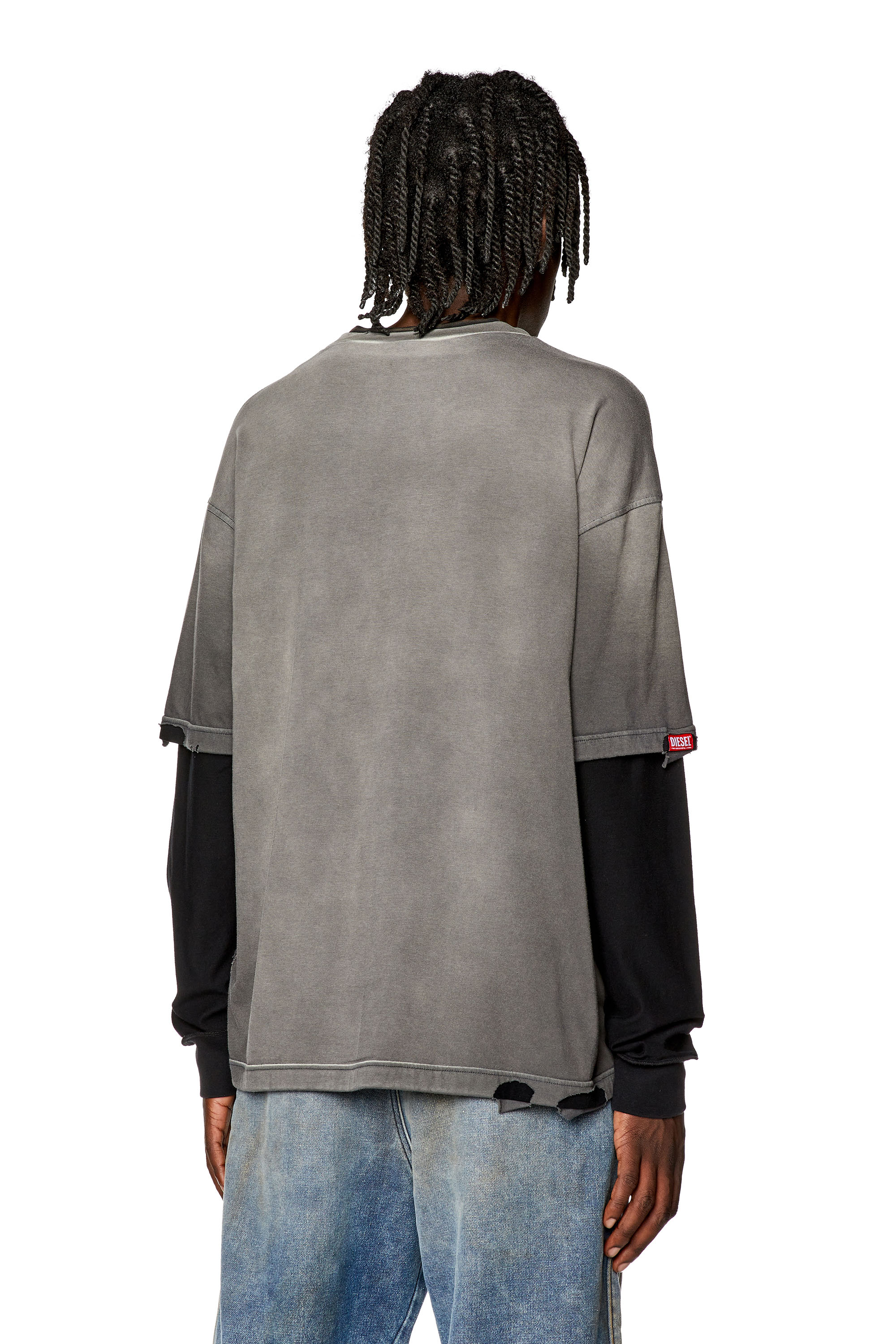 Diesel - T-WASY-LS, グレー - Image 4