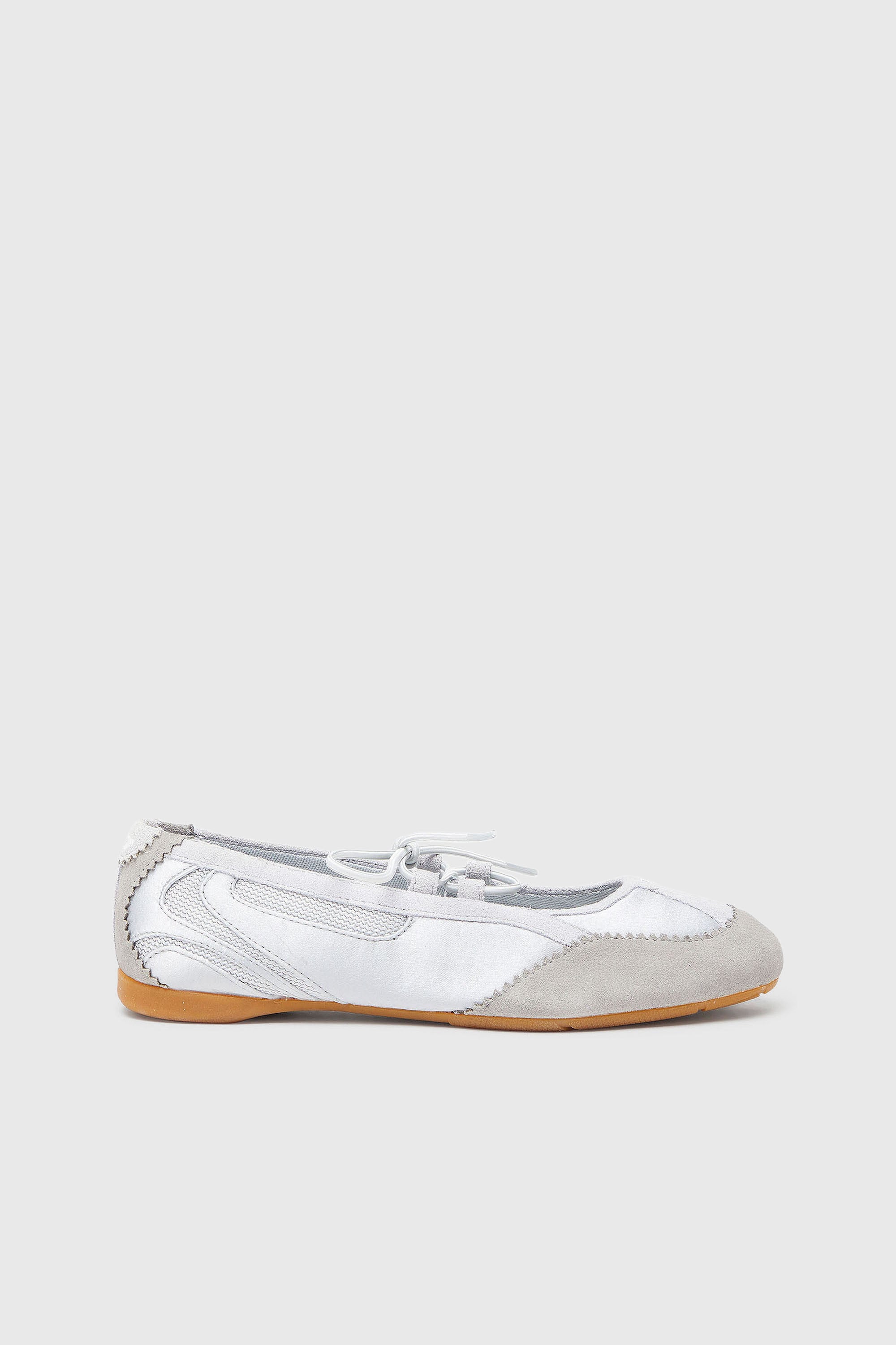 Diesel - D-MILE BALLERINA LACE UP II W, Female's バレエスニーカー in ライトグレー - 1