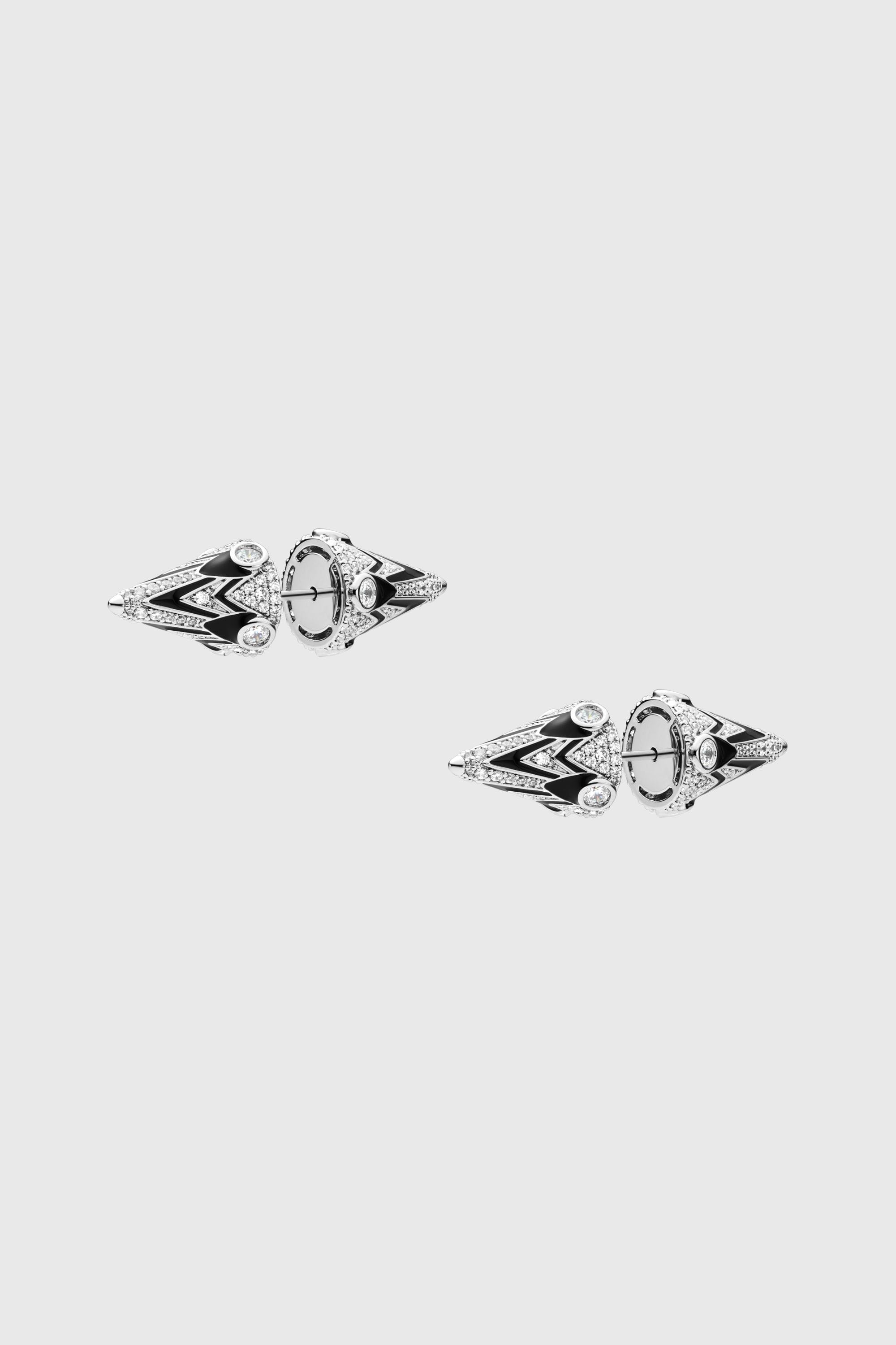 Diesel - DX1657931 JEWELLERY, Unisex's ピアス（両耳用） in シルバー/ブラック - 1