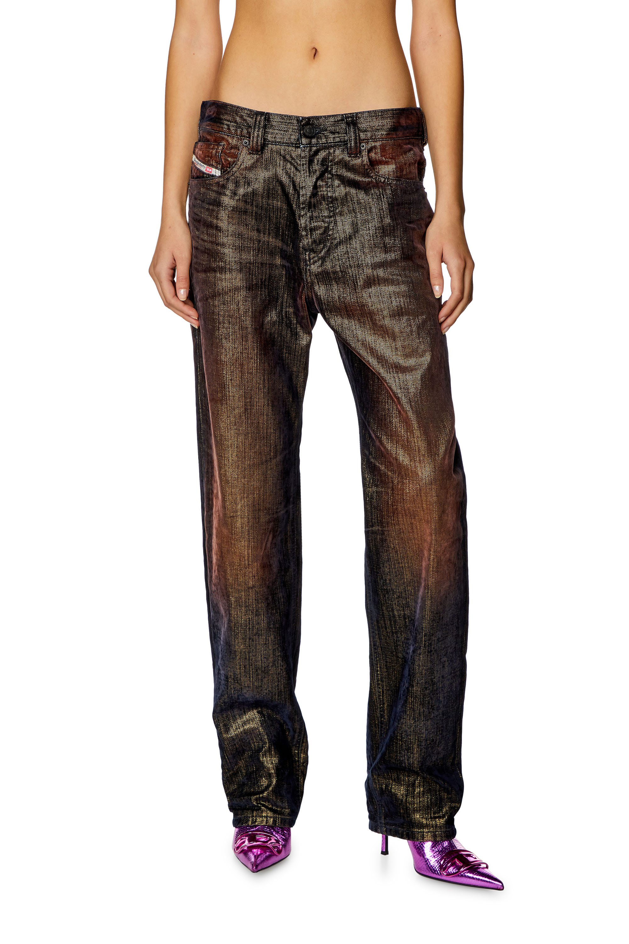 Diesel - Straight Jeans D-Ark 09I50, ブラック/ダークグレー - Image 1