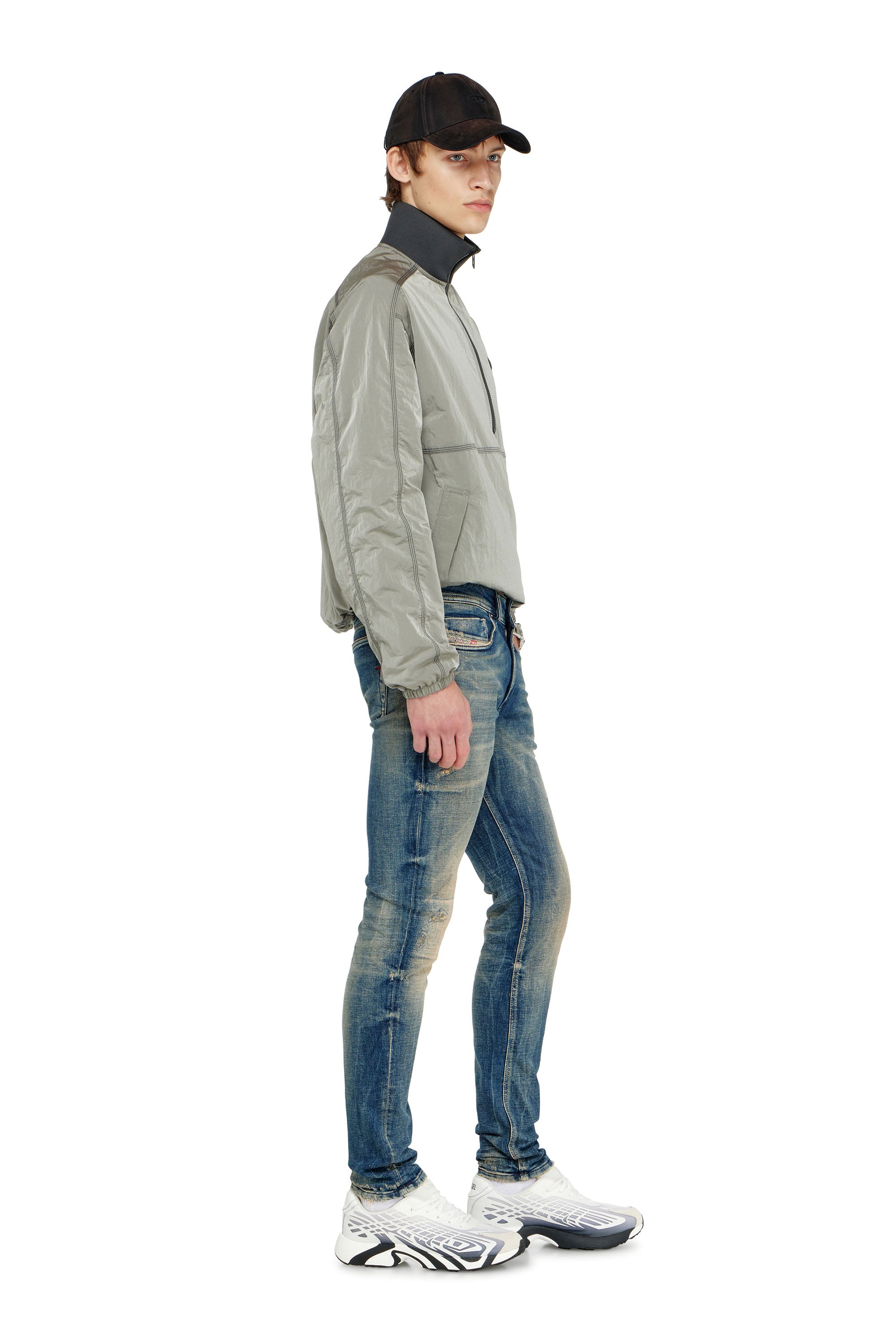 Diesel - Male's Skinny Jeans 1979 Sleenker 09P68, ダークブルー - 1