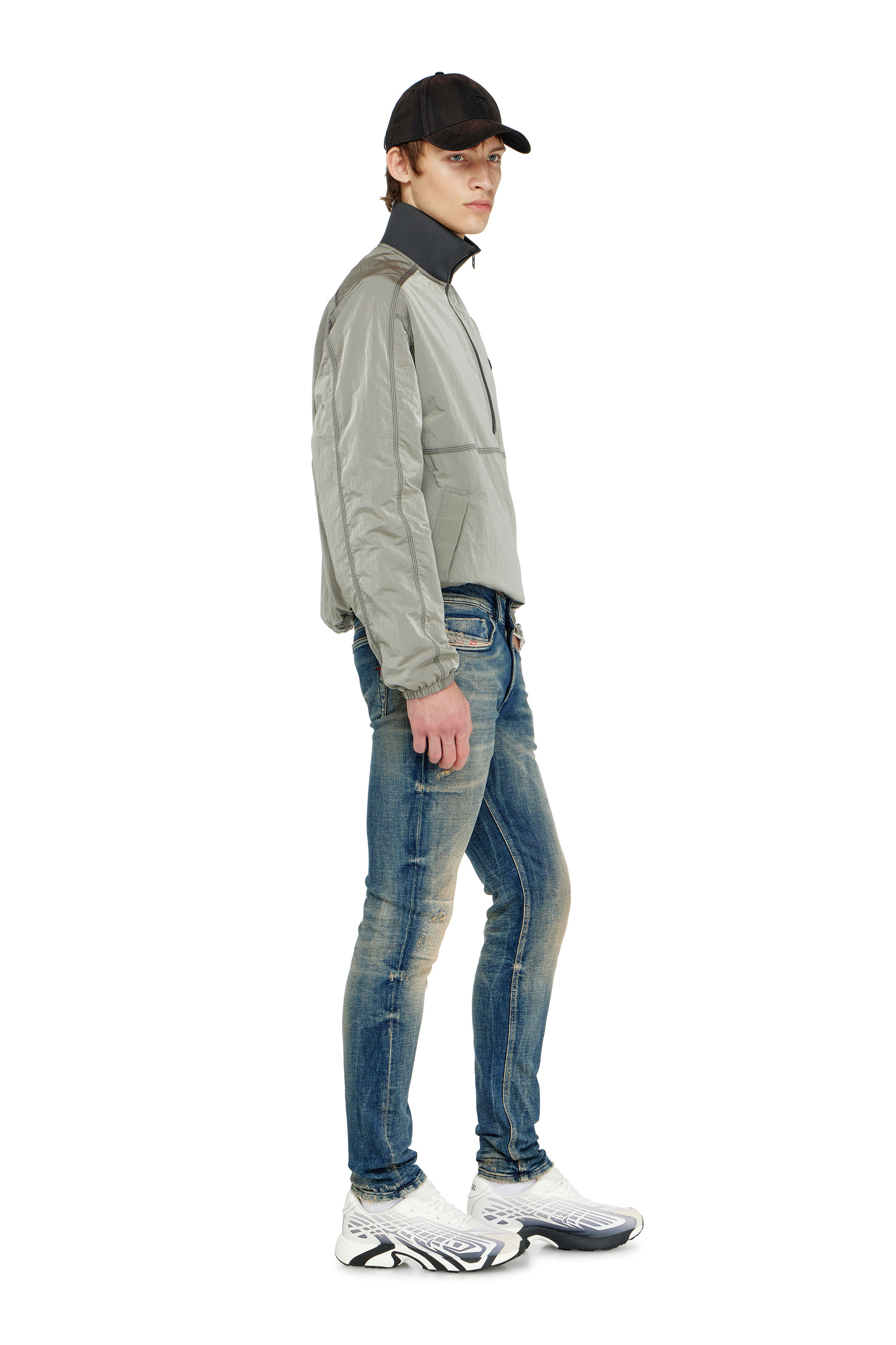 Diesel - Male's Skinny Jeans 1979 Sleenker 09P68, ダークブルー - 1