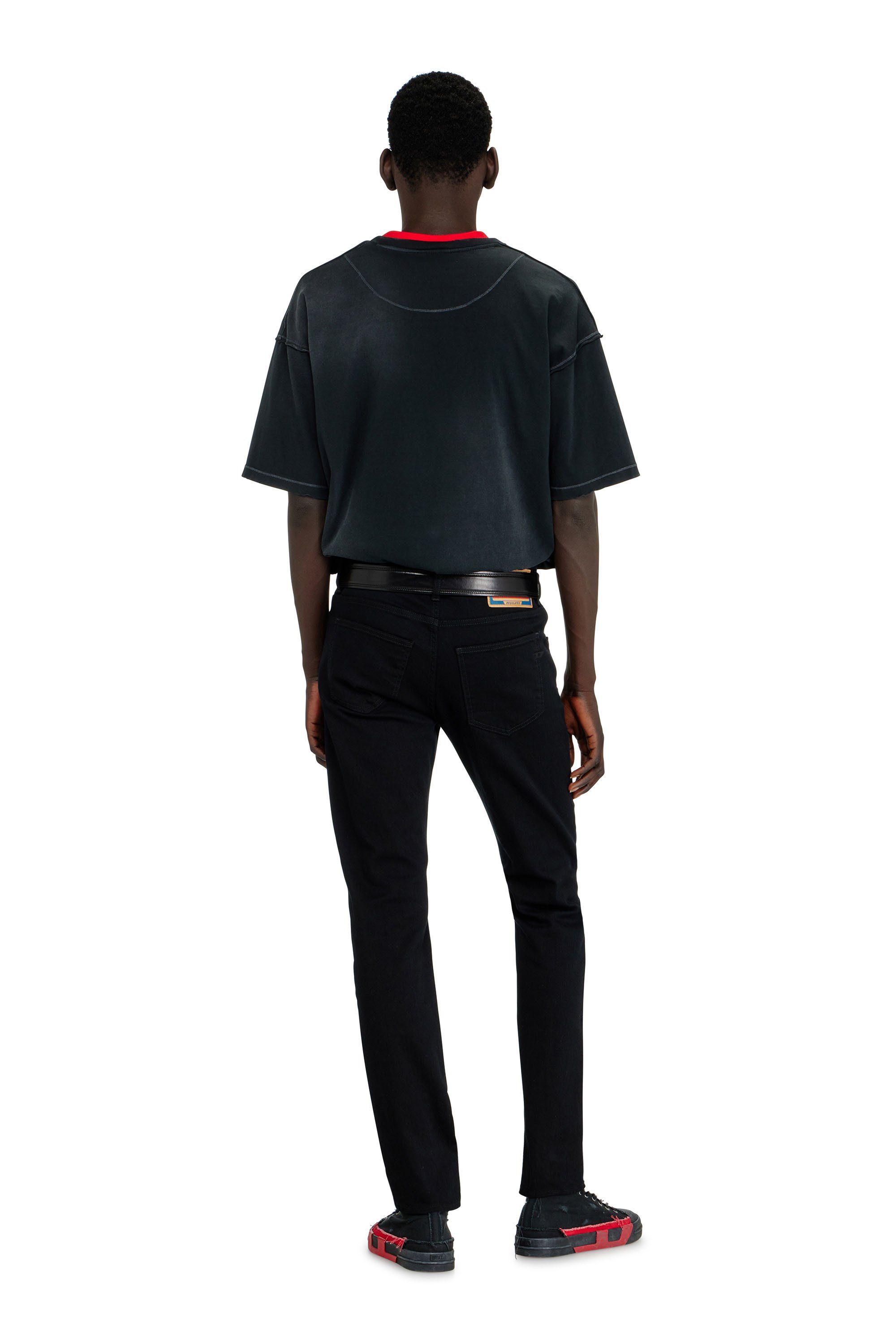 Diesel - Male's Slim Jeans 2019 D-Strukt 069YP, ブラック/ダークグレー - 3