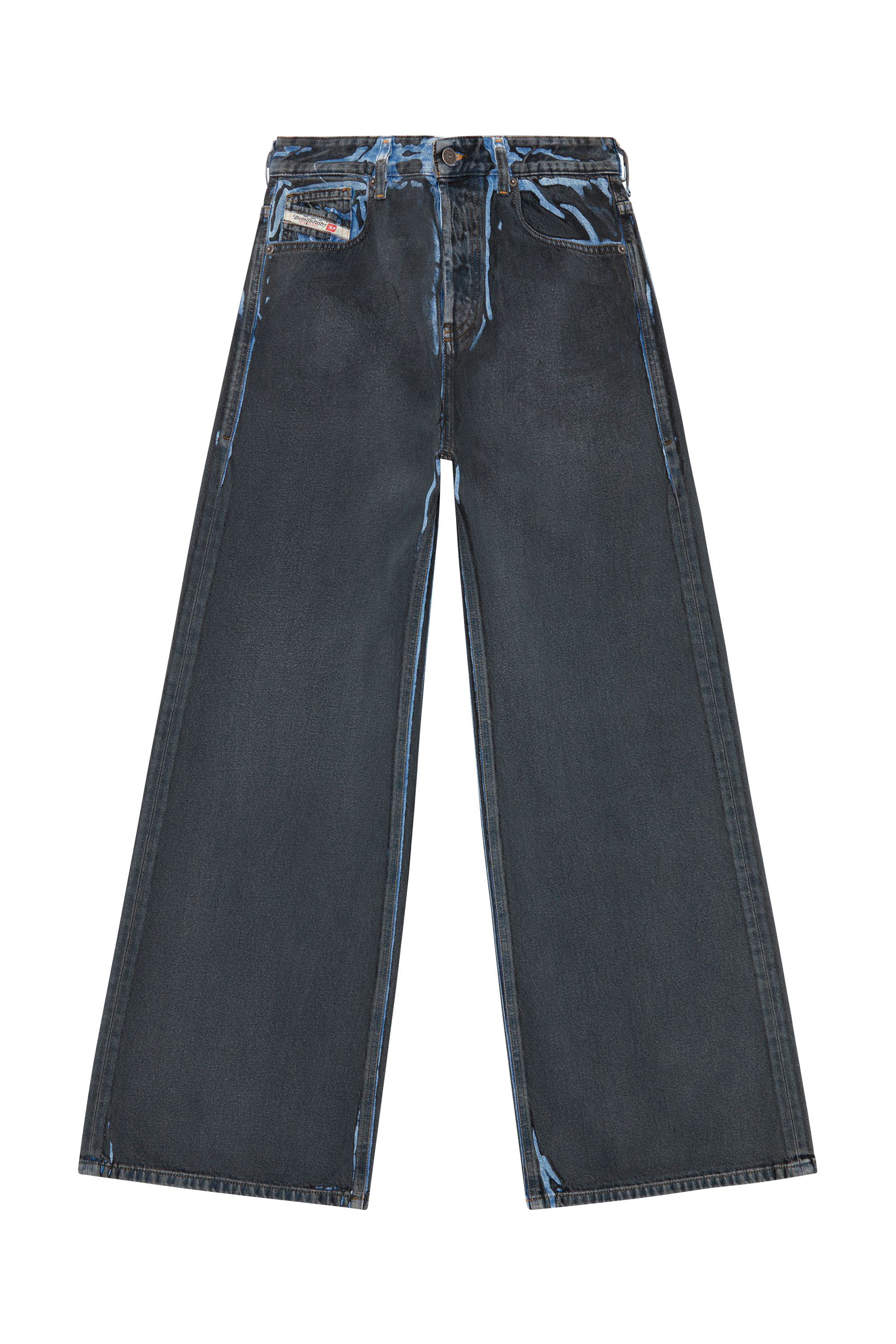 Diesel - Straight Jeans 1996 D-Sire 09I47, ブラック/ダークグレー - Image 1