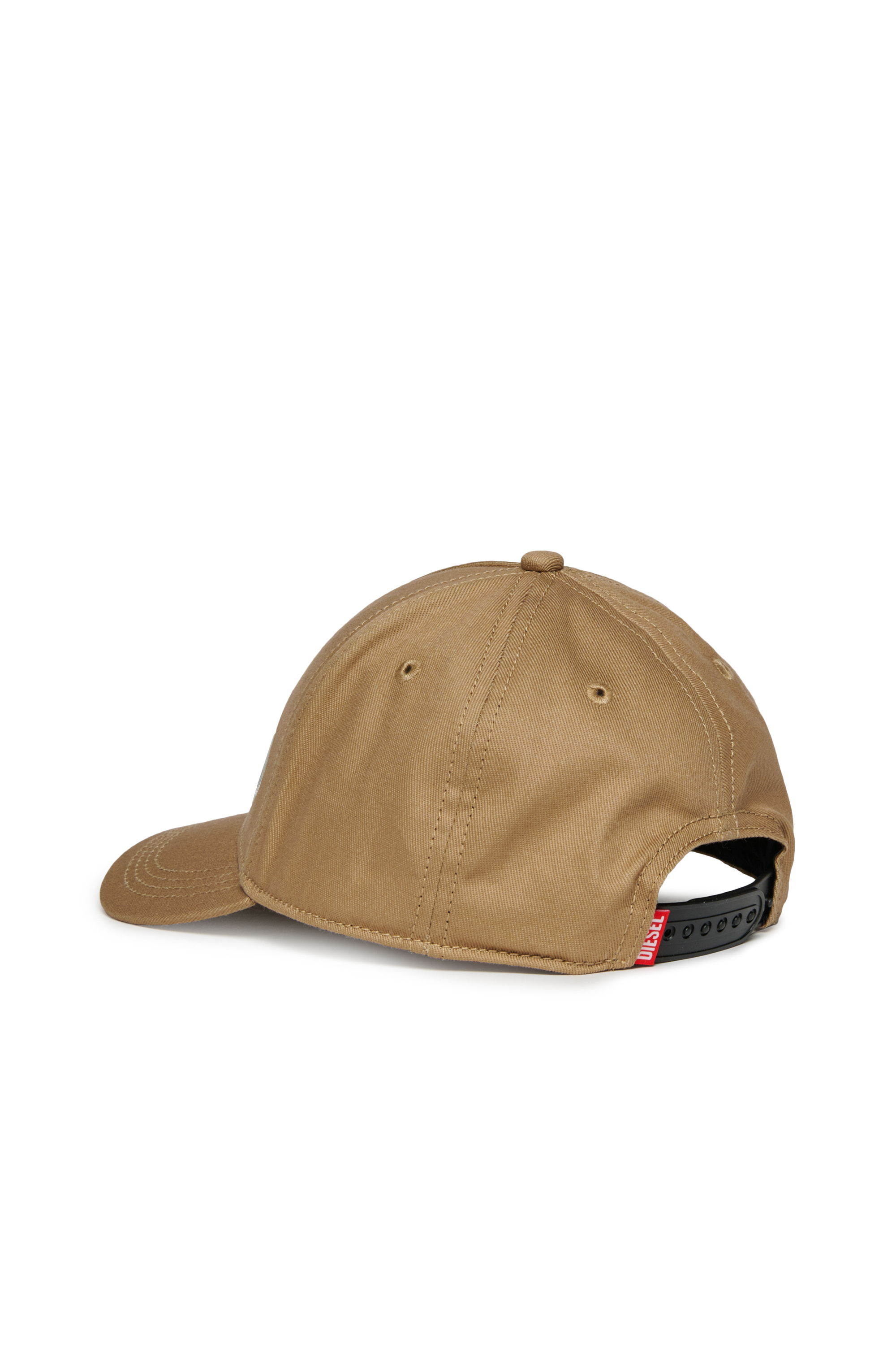 Diesel - FRENDIL, Male's Baseball cap with Oval D embroidery in ライトブラウン - 2