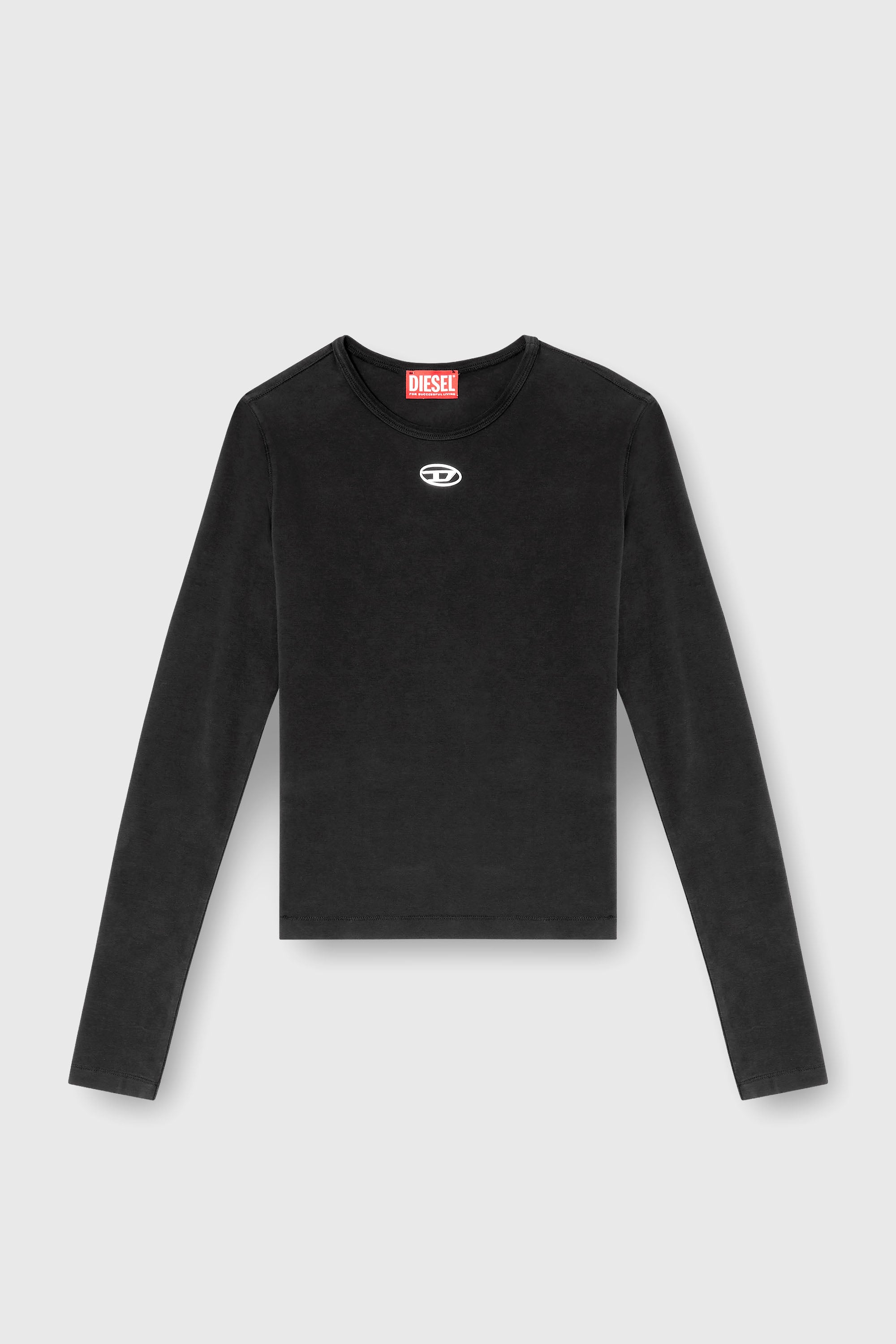 Diesel - T-UNCUTIESLONG-LS-OD, Female's 長袖トップ in ブラック - 2