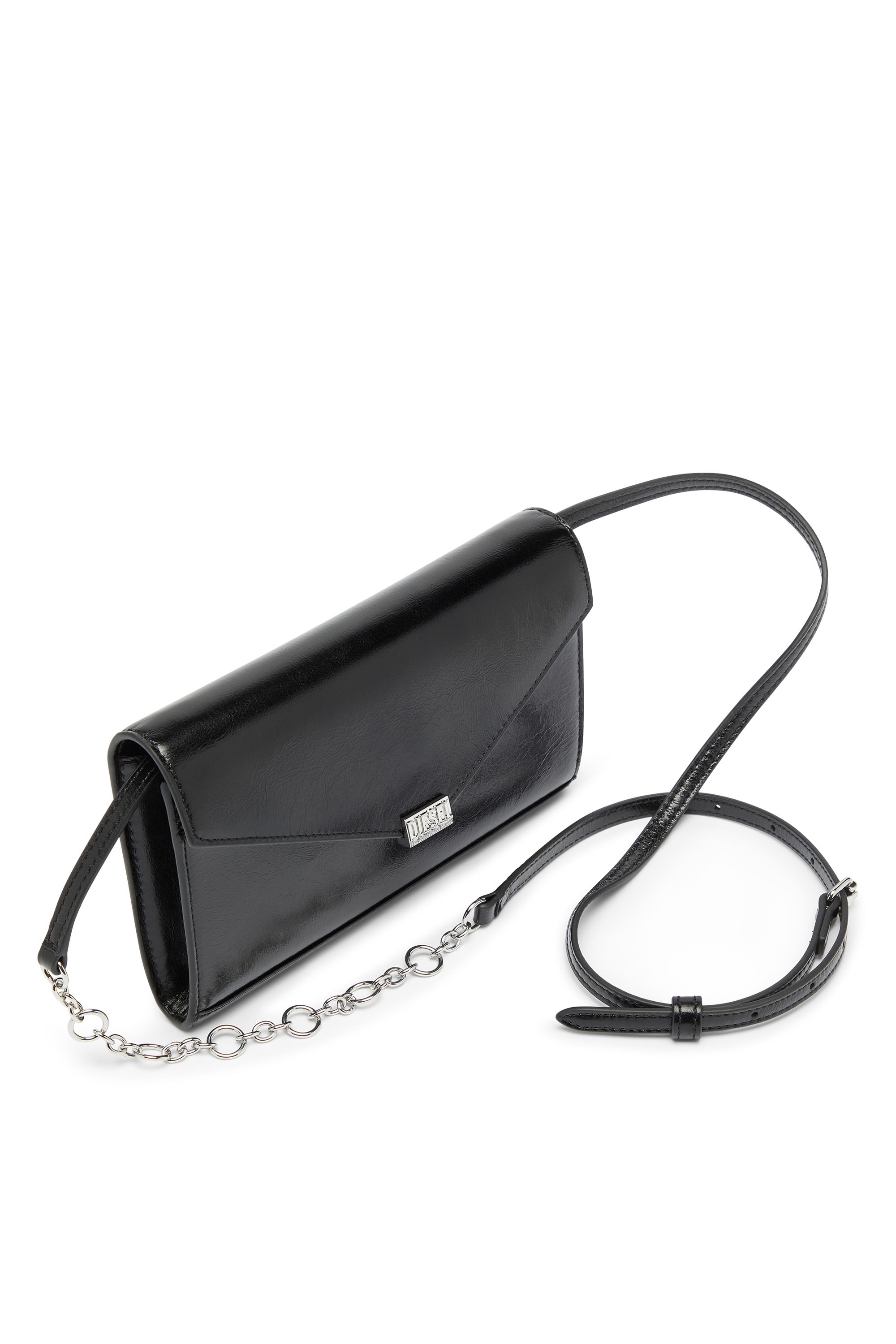 Diesel - D-ENVELOP WALLET ON CHAIN, Female's ウォレットバッグ in ブラック - 5