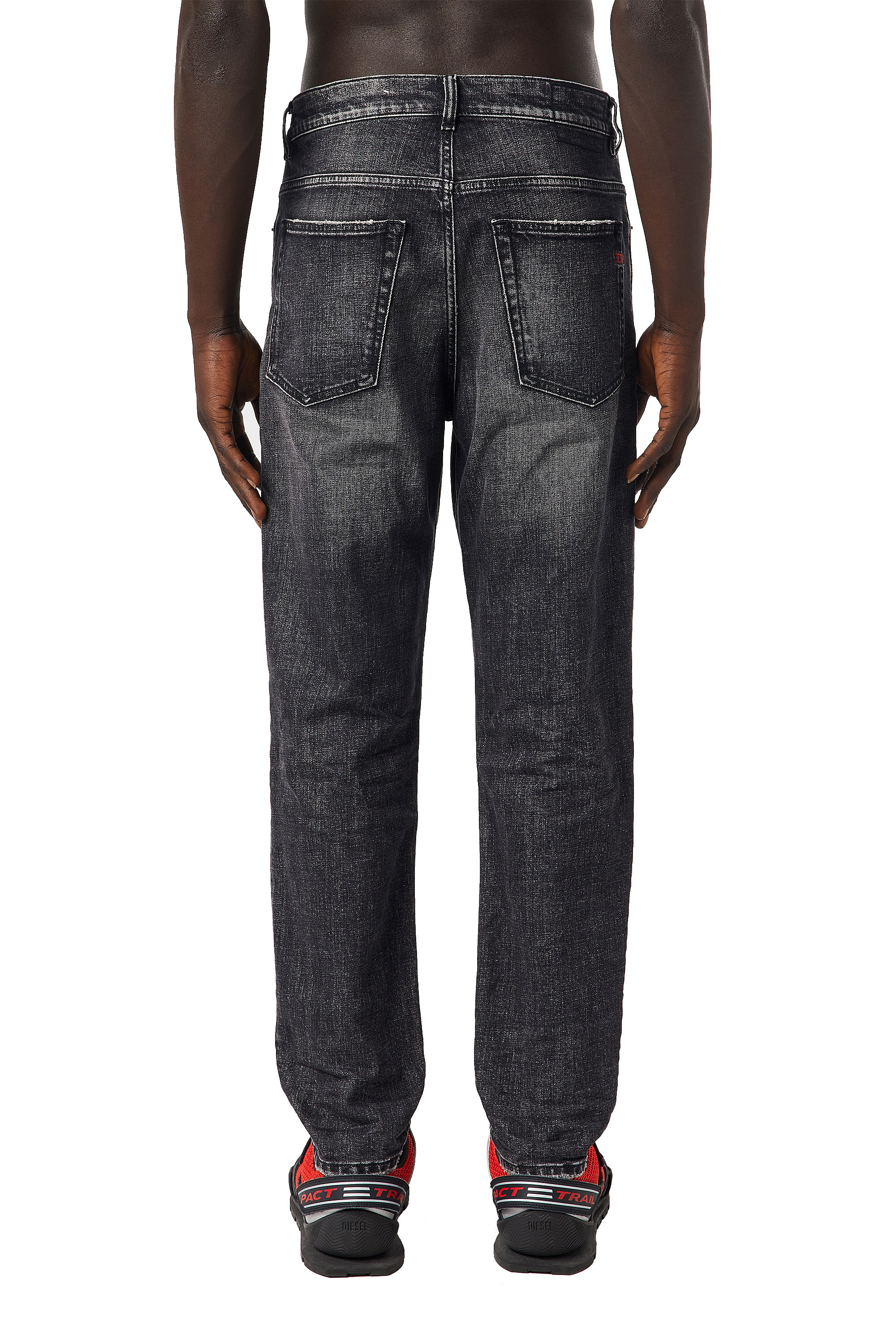 Diesel - 2005 D-FINING 09C75 Tapered Jeans, ブラック/ダークグレー - Image 2