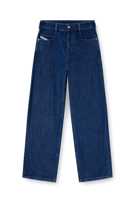 Diesel - Unisex's Relaxed Jeans 1997 D-Enim 0DBDX, ダークブルー - 2