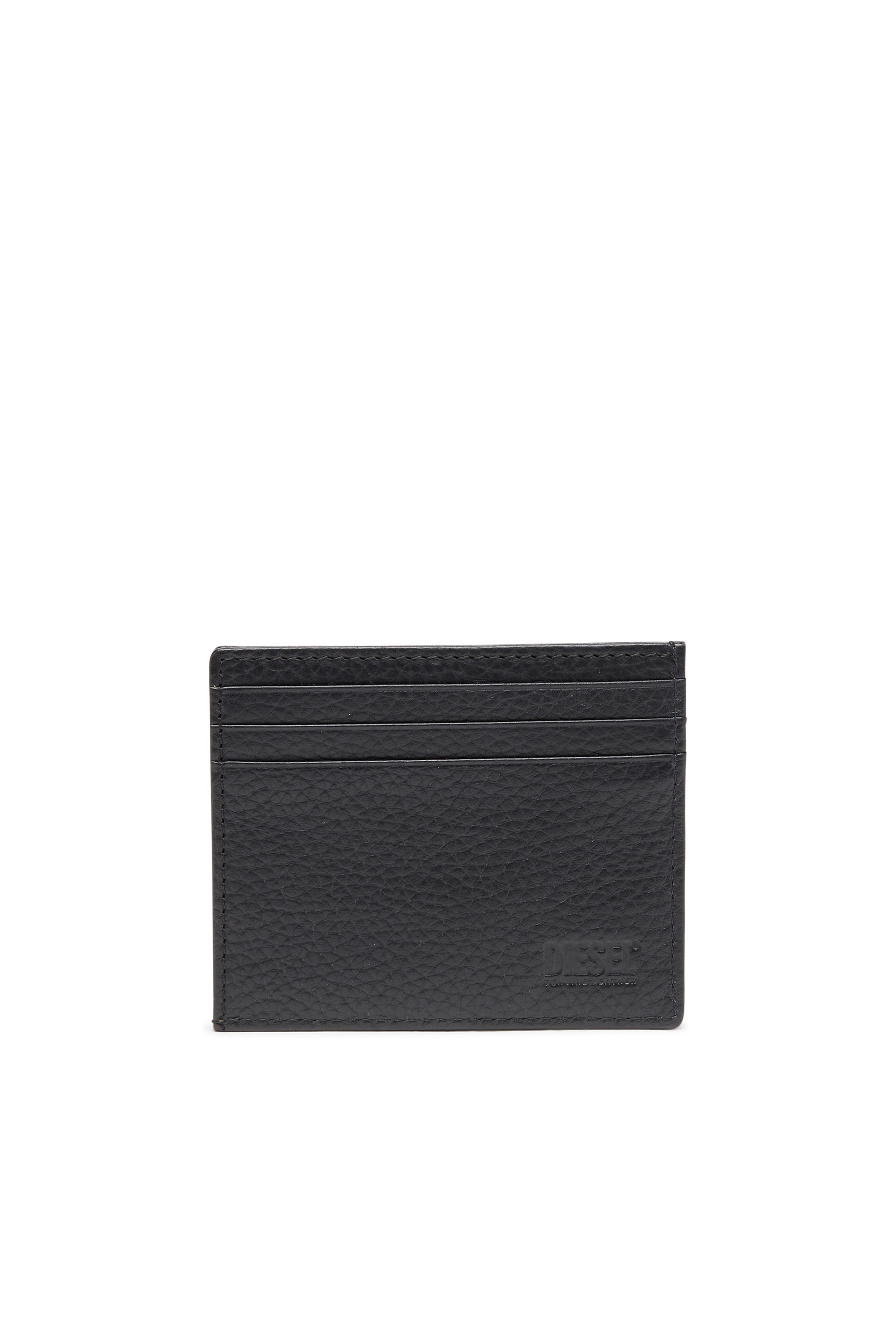 Diesel - CARD CASE, Male's カウレザーカードケース in ブラック - 2