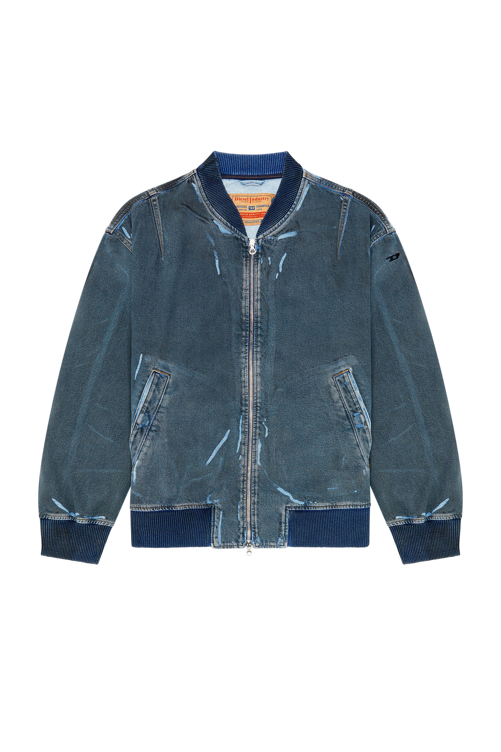 D-VINZ Bomber jacket in denim｜ブルー｜メンズ｜DIESEL