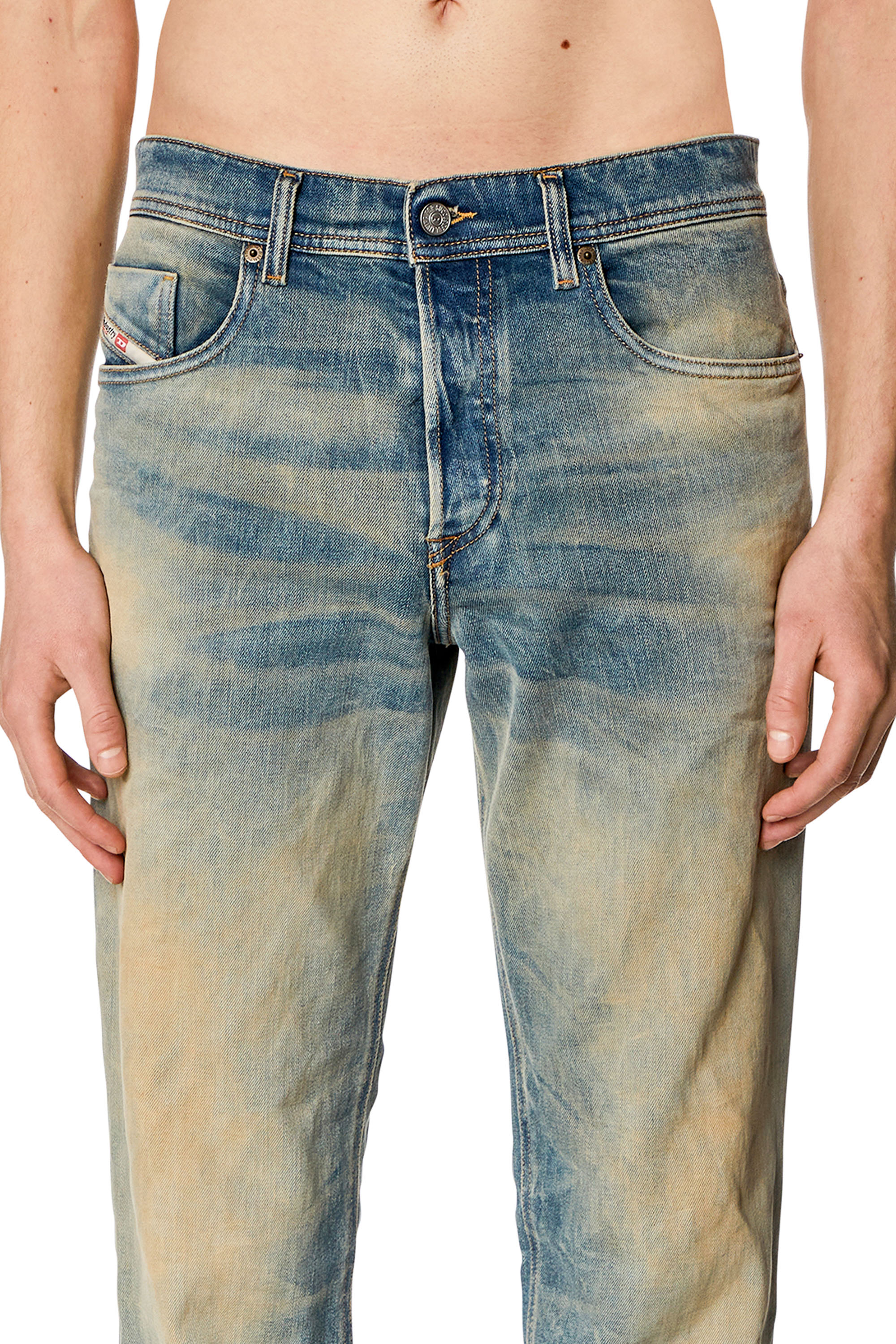 Diesel - Male's Tapered Jeans 2023 D-Finitive 09H78, ミディアムブルー - 5