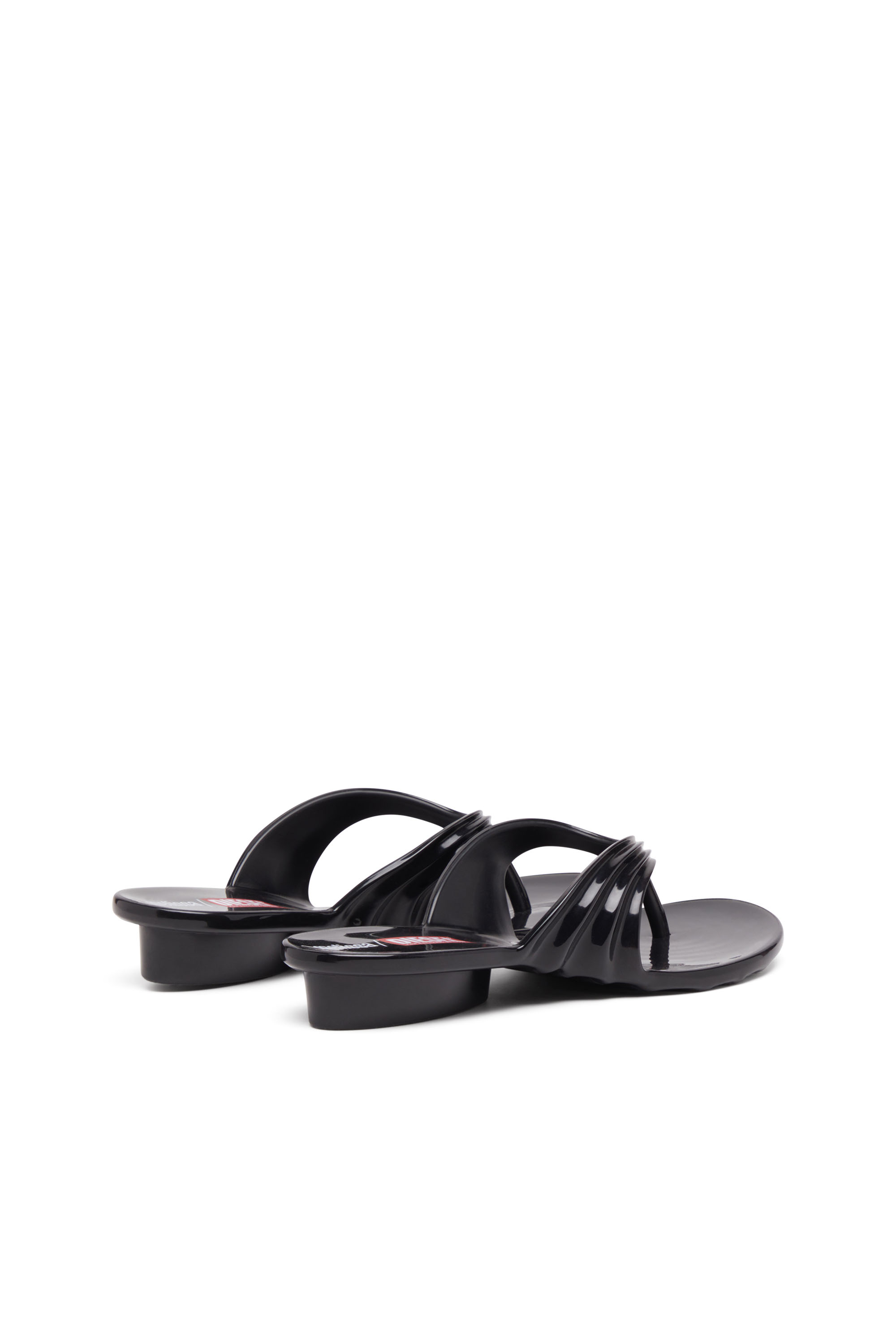 Diesel - MELISSA QUANTUM THONG, Female's Sculptural flip-flops in Melflex® in ブラック - 3