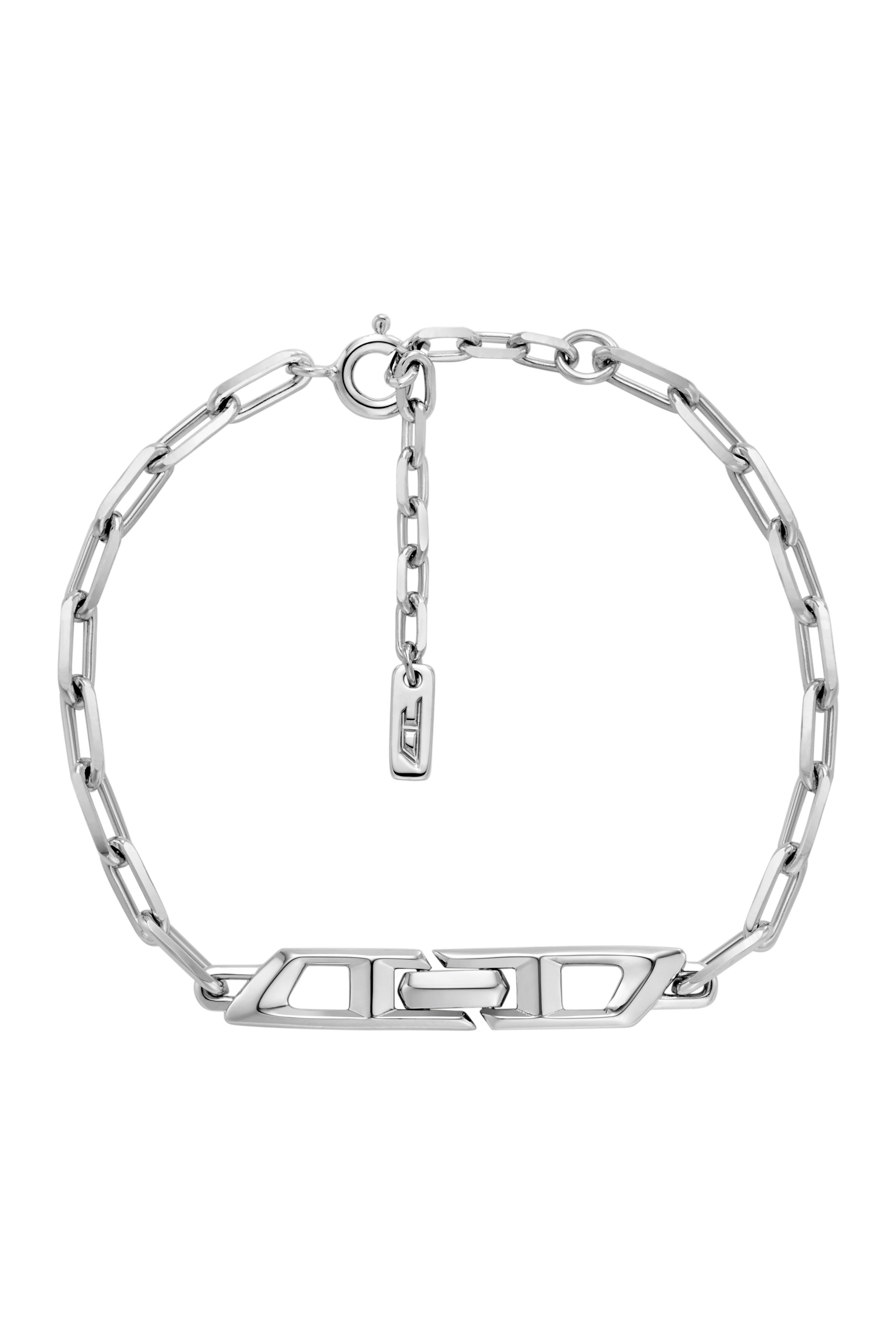 Diesel - DL1363040 STERLING SILVER JEWEL, Unisex's ブレスレット in シルバー - 1