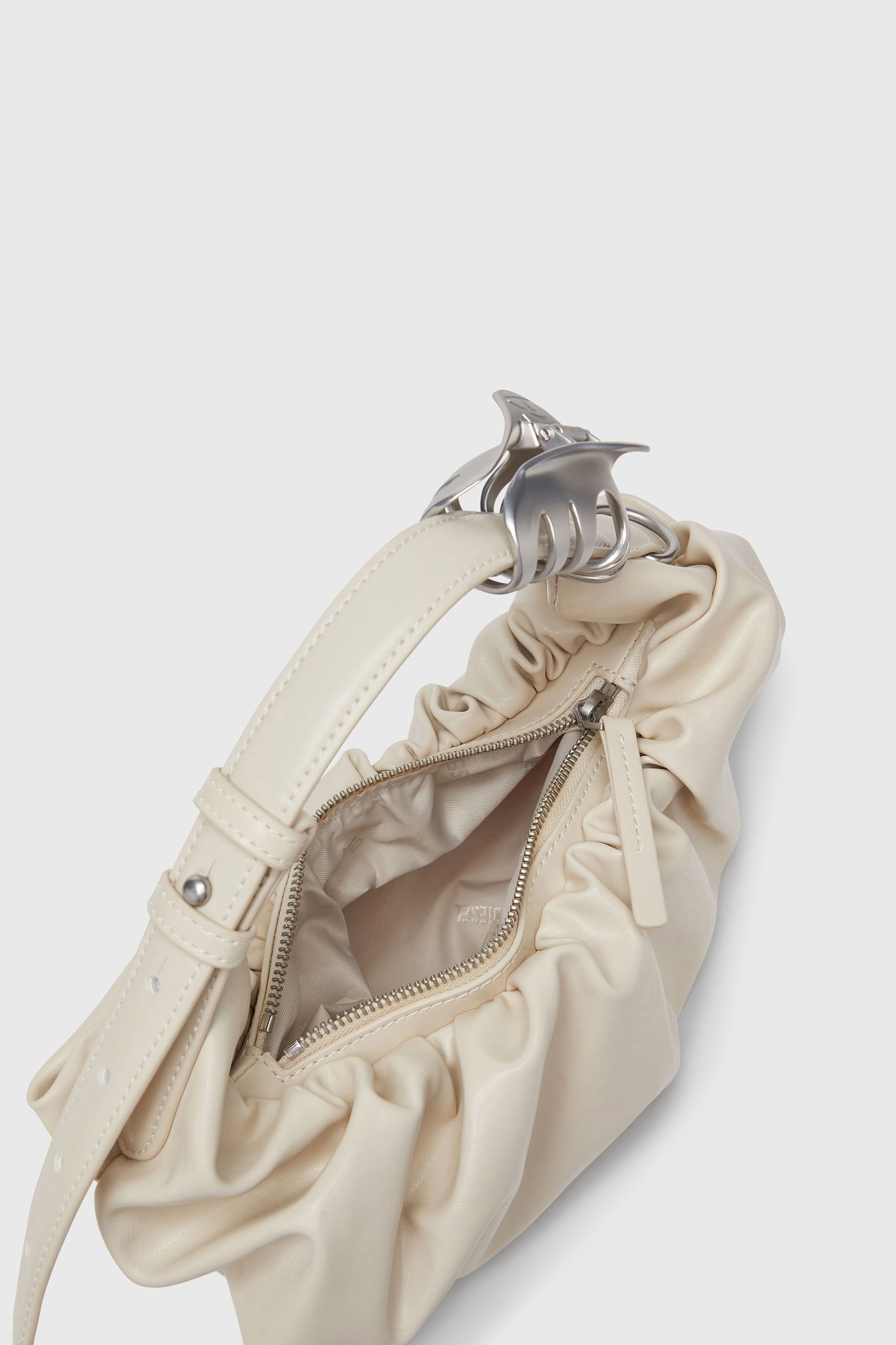 Diesel - GRAB-D HOBO S, Female's ホーボーバッグ S in ホワイト - 4
