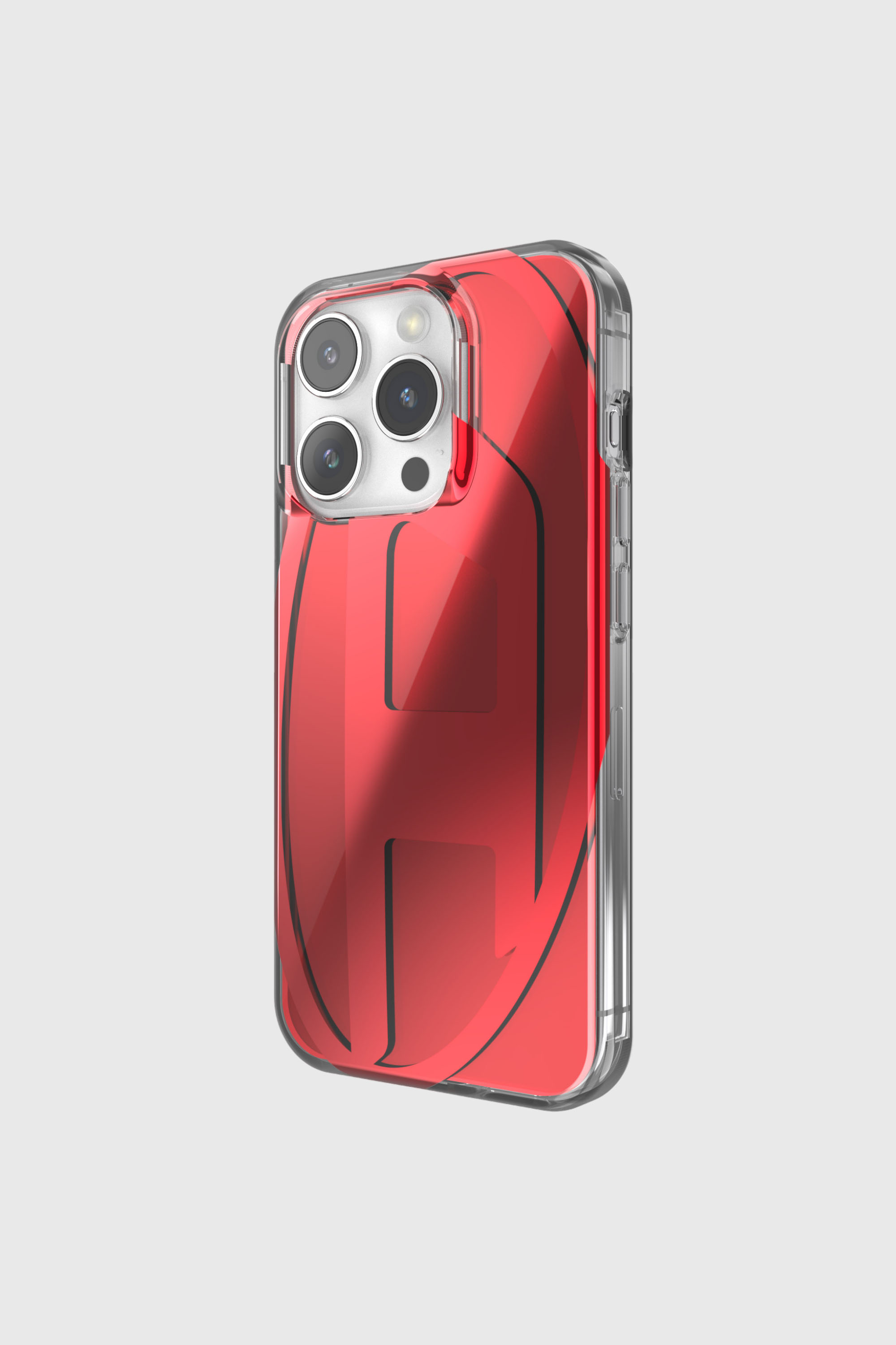 Diesel - 60044 AOP CASE, Unisex's iPhone 15 Pro in レッド - 3