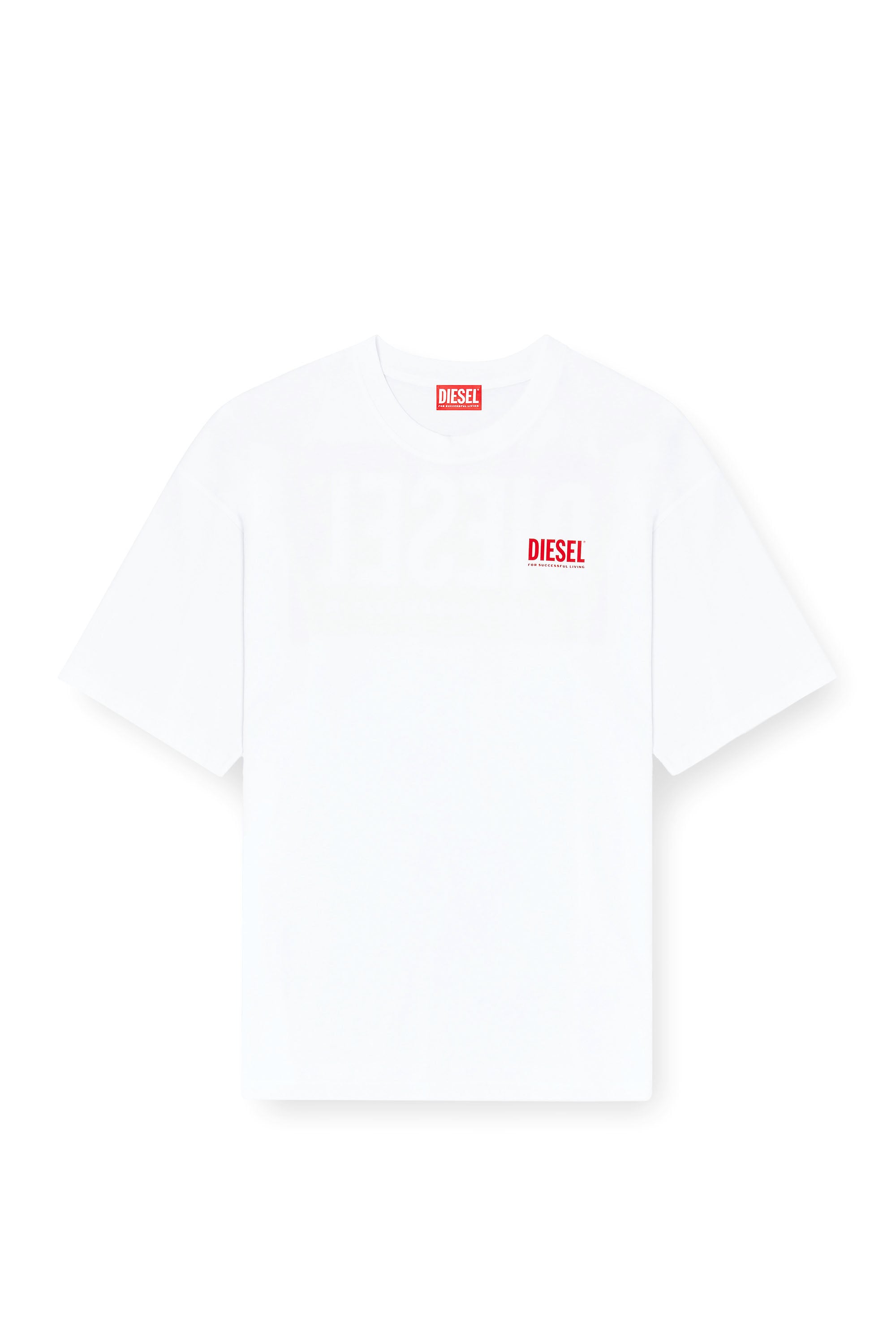 Diesel - T-BOXT-BISK, Male's Tシャツ in ホワイト - 3