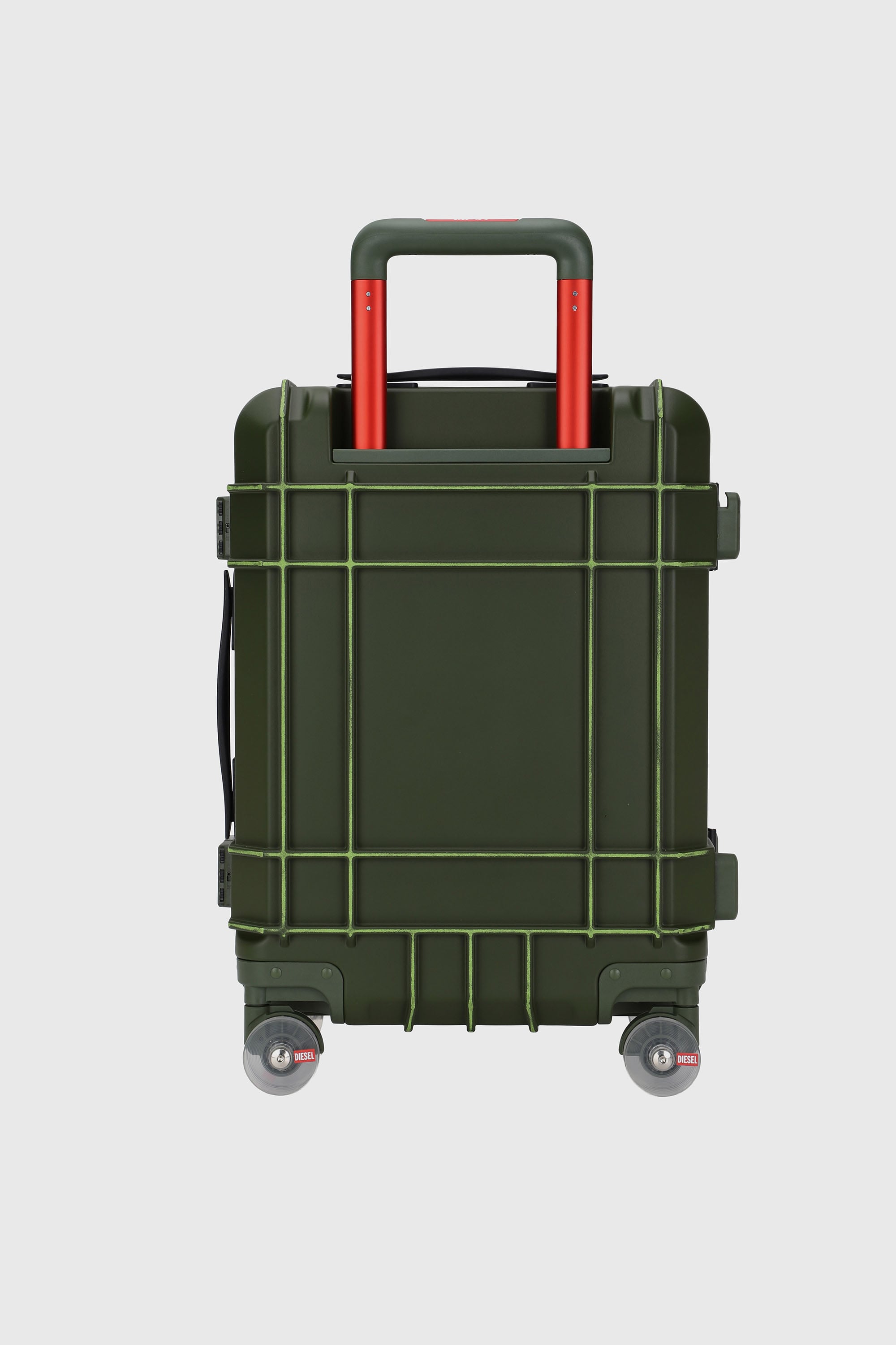 Diesel - DIESEL PC STRONG IMAGE TROLLEY- DSL003, Unisex's Rugged suitcase size S in ミリタリーグリーン - 2