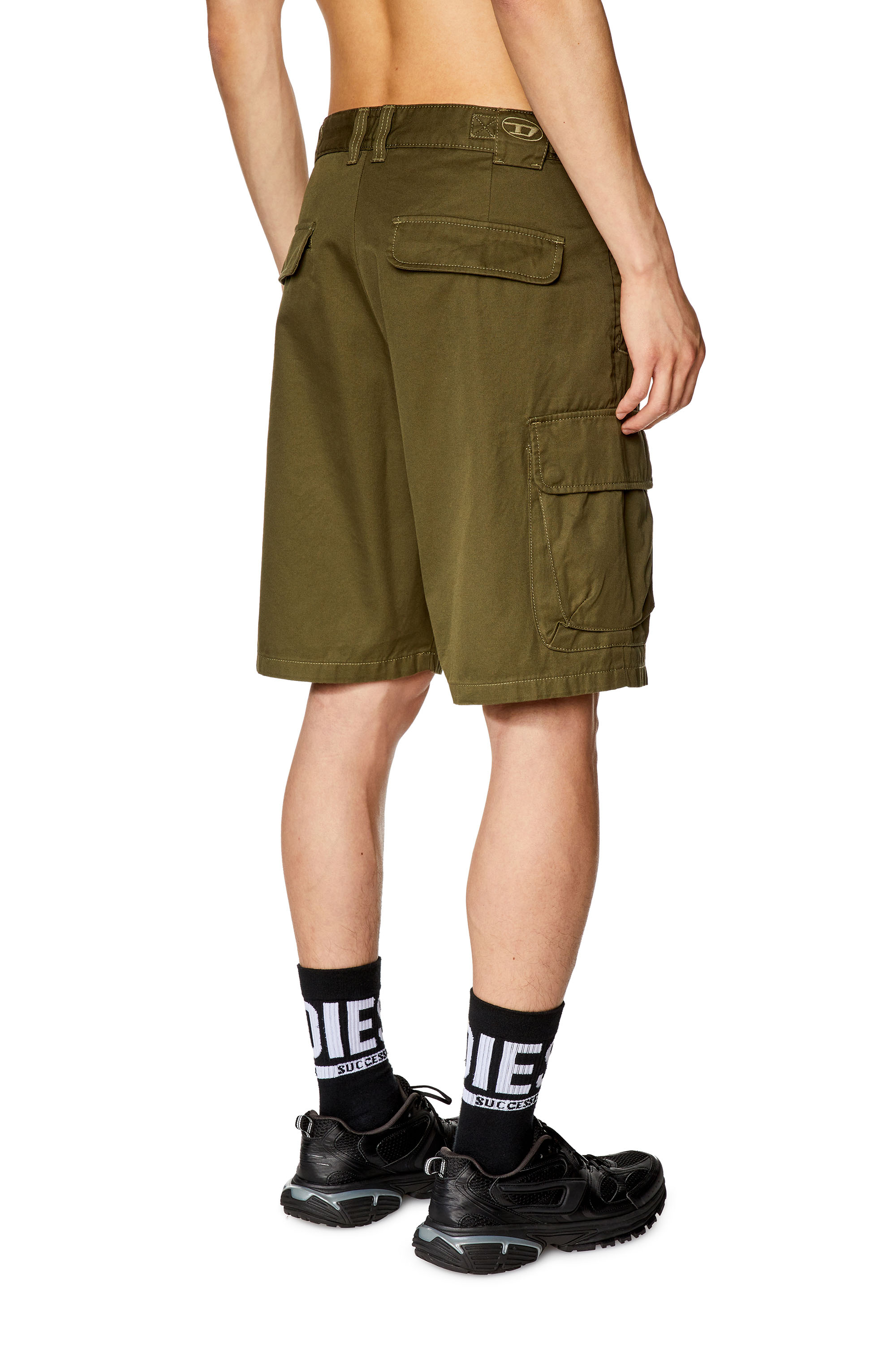 Diesel - P-ARGYM-SHORT, ミリタリーグリーン - Image 2