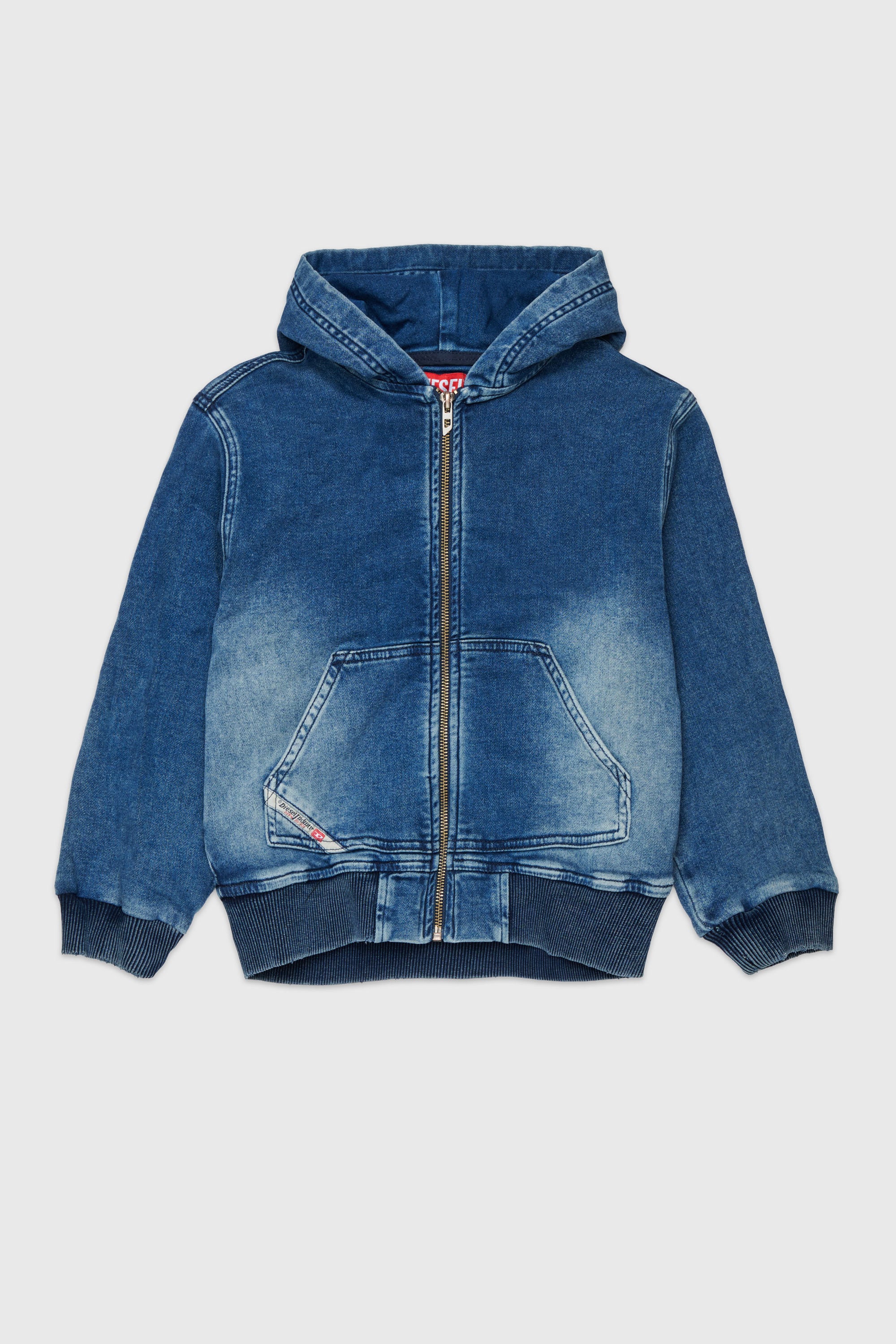 Diesel - STIMM-OVER JJJ, Male's パーカー in ダークブルー - 1