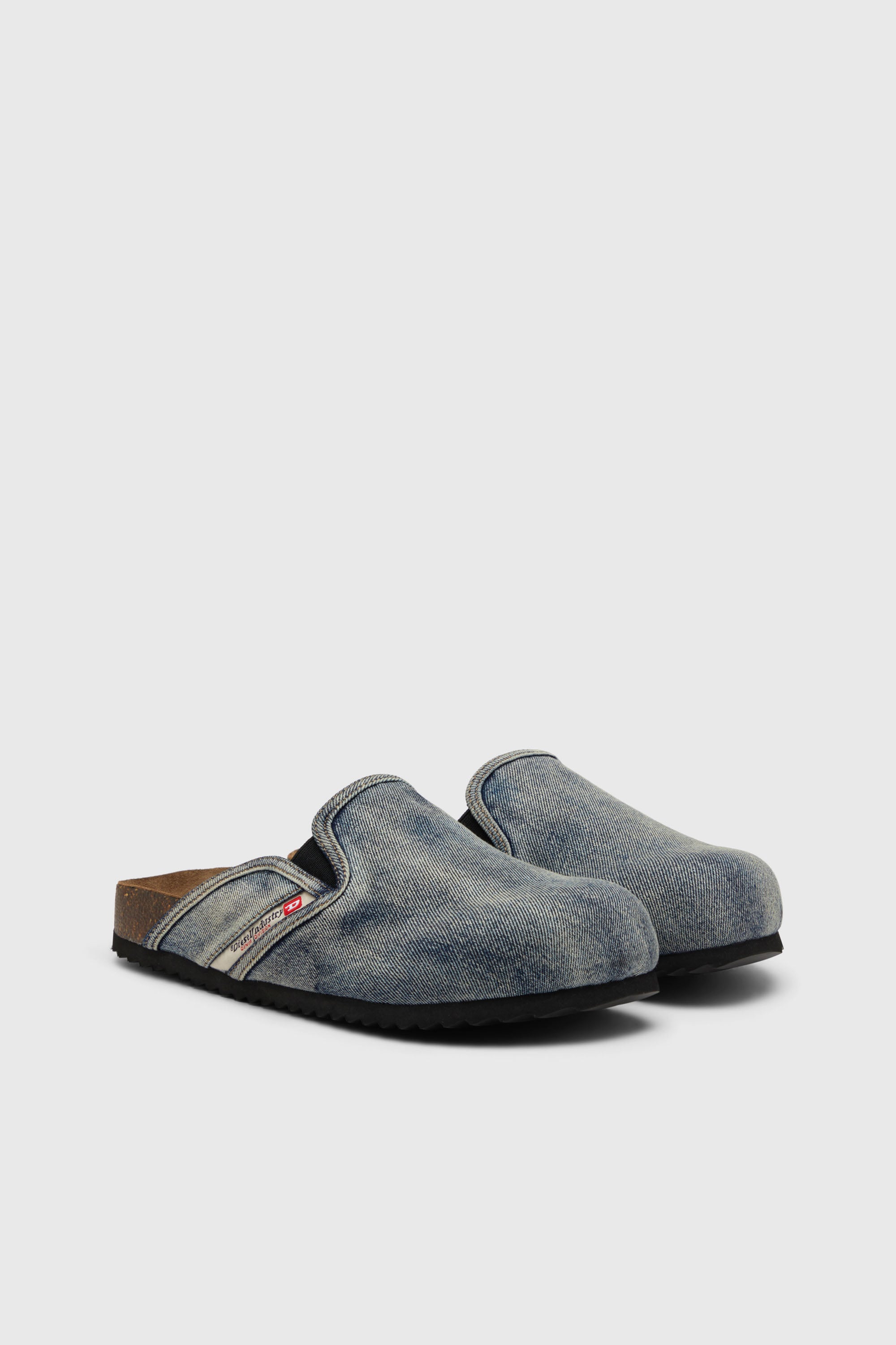 Diesel - D-WOODSTOCK SLIP-ON, Male's デニムスリッポンミュール in ダークブルー - 2