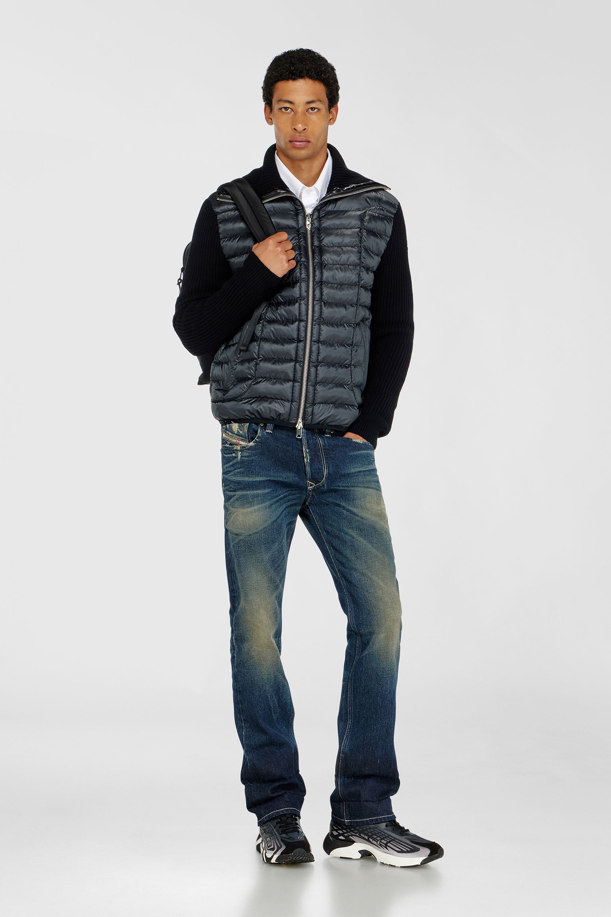 Diesel - W-SAYER, Male's ジャケット in ブラック - 1