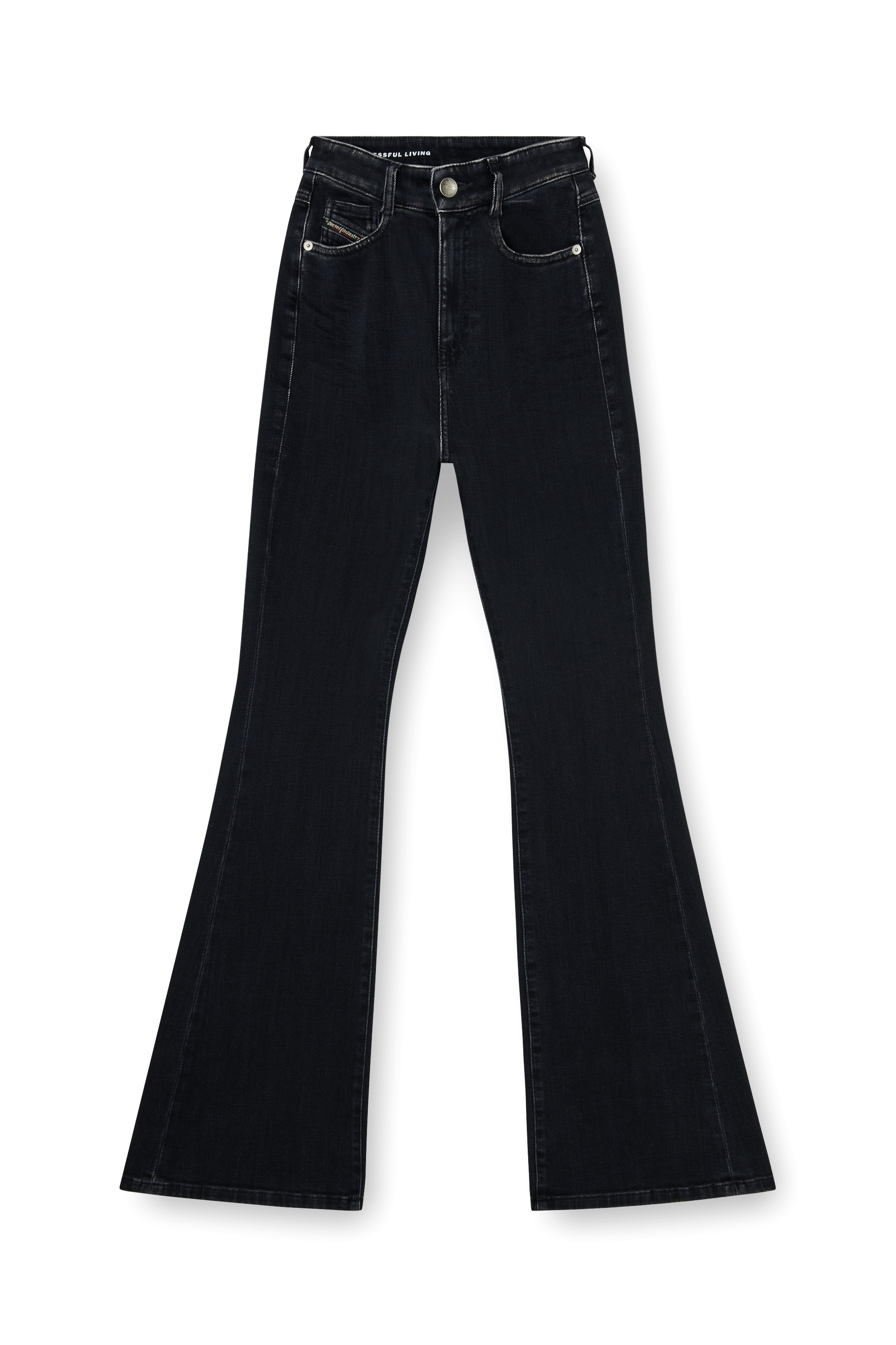 Diesel - Female's Bootcut Jeans 1973 D-Partt 09P75, ブラック/ダークグレー - 6