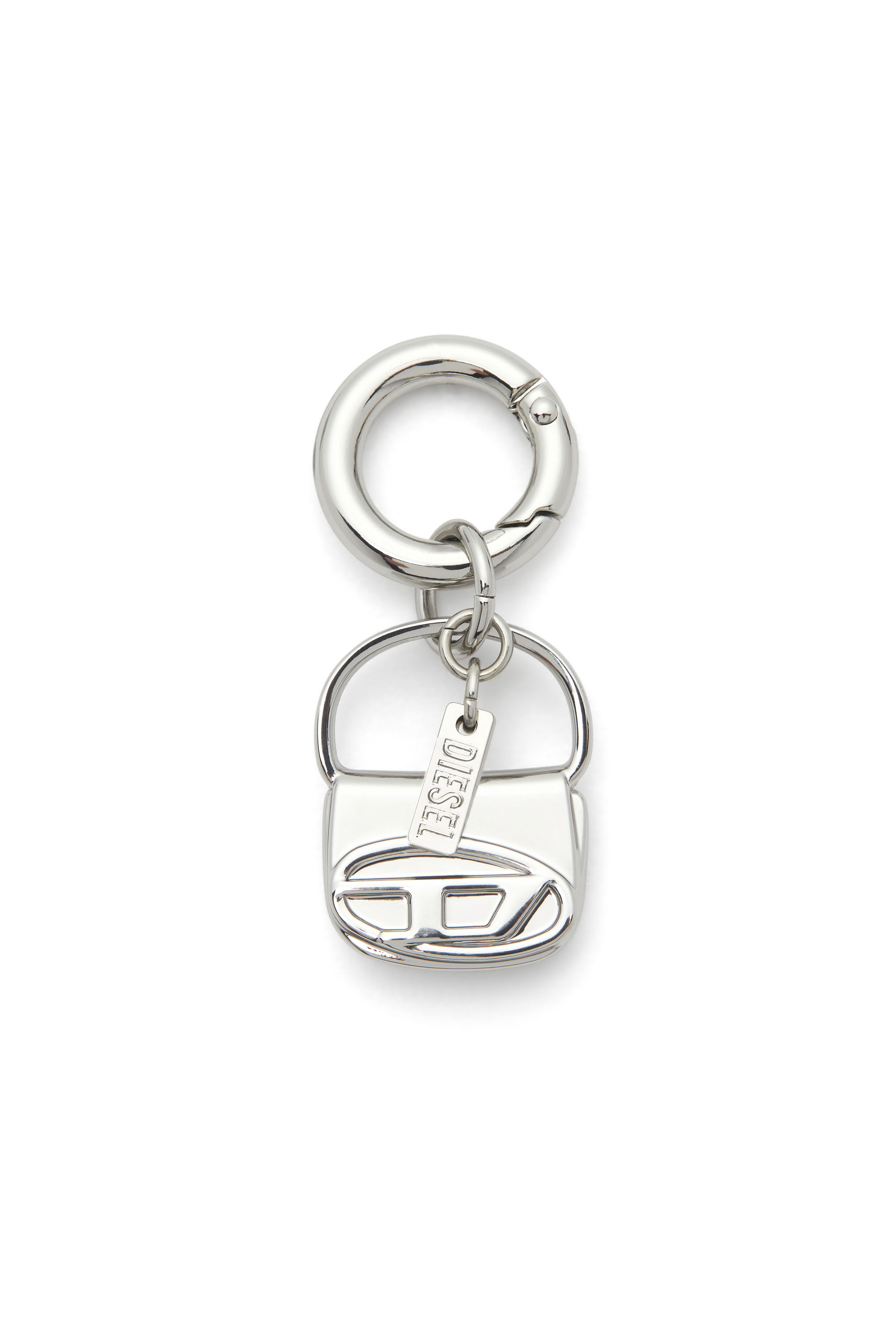 Diesel - CHARM-1DR, Female's Metal charm with mini 1DR charm in シルバー - 1