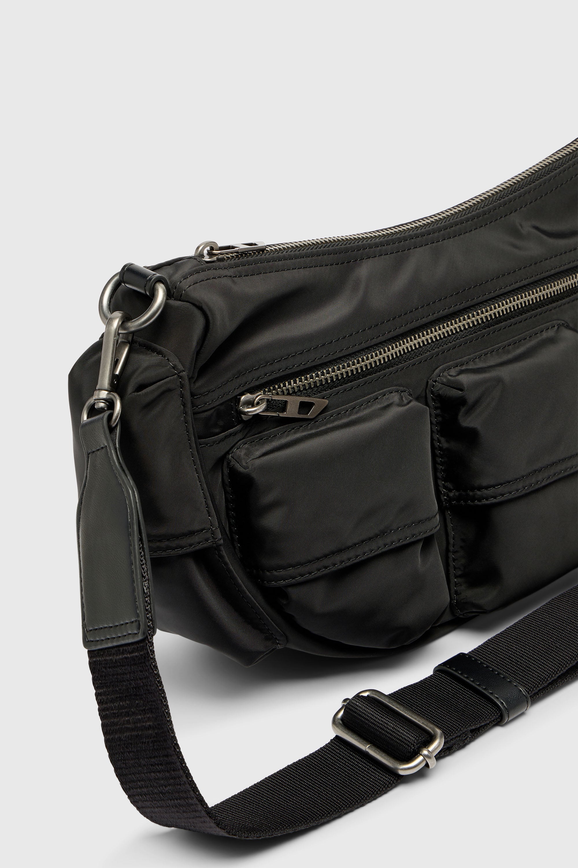 Diesel - MULTI-PKTS SHOULDER BAG X, Unisex's クロスボディバッグ in ブラック - 6