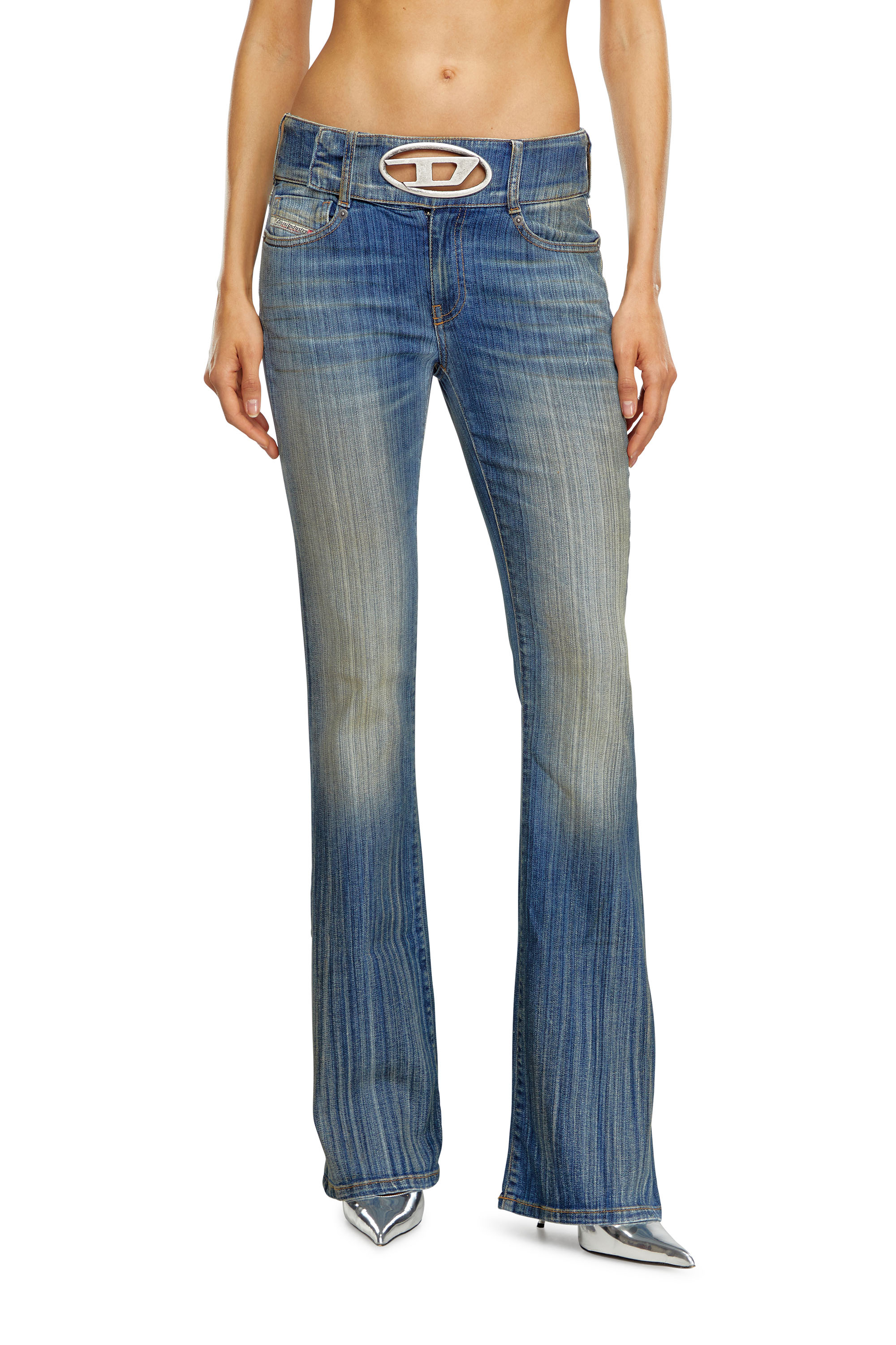 Diesel - Female's Bootcut Jeans D-Propol 0CBCX, ミディアムブルー - 1