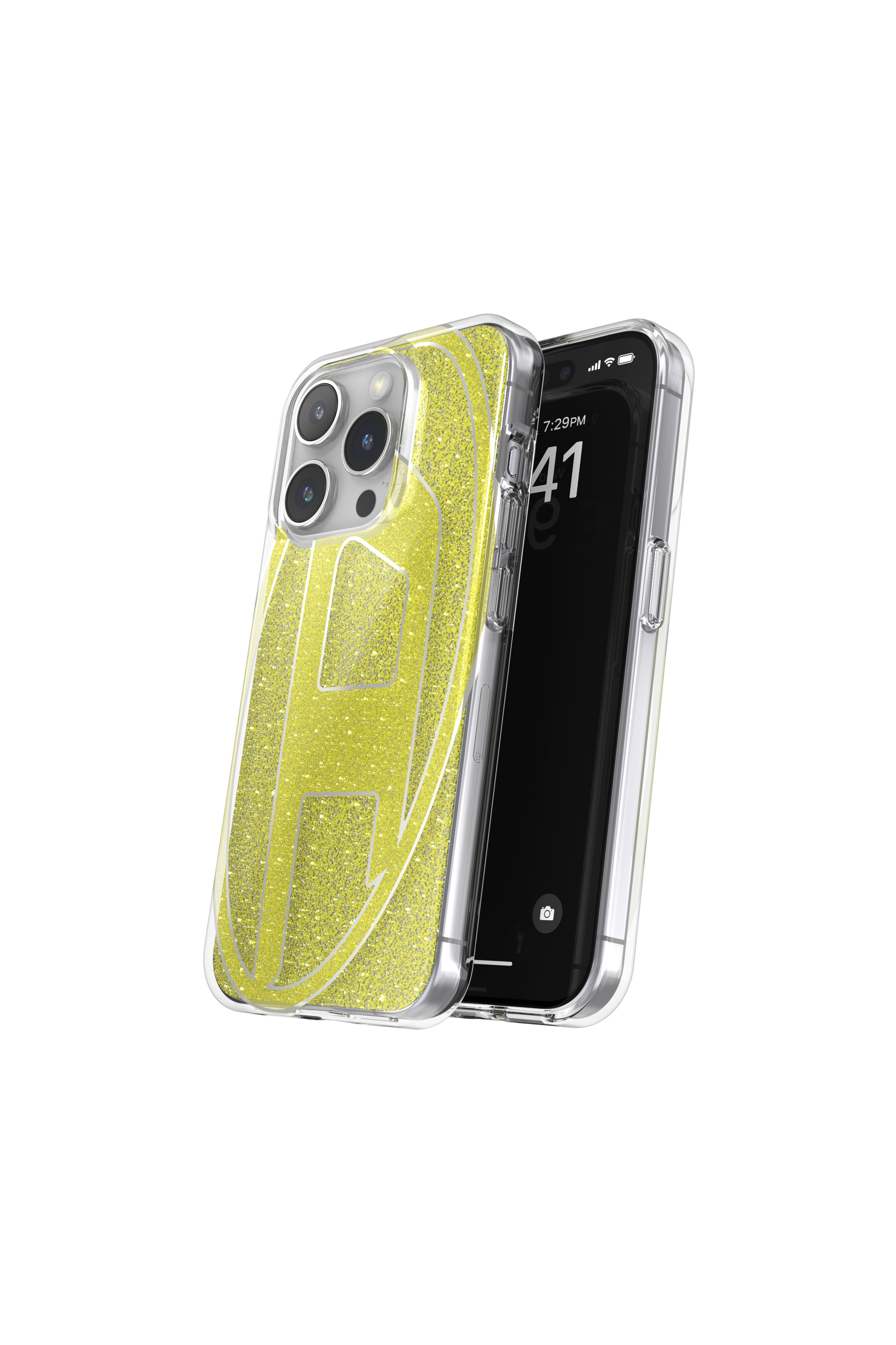 Diesel - 60028 AOP CASE, Unisex's iPhone 15 Pro in ゴールド - 3