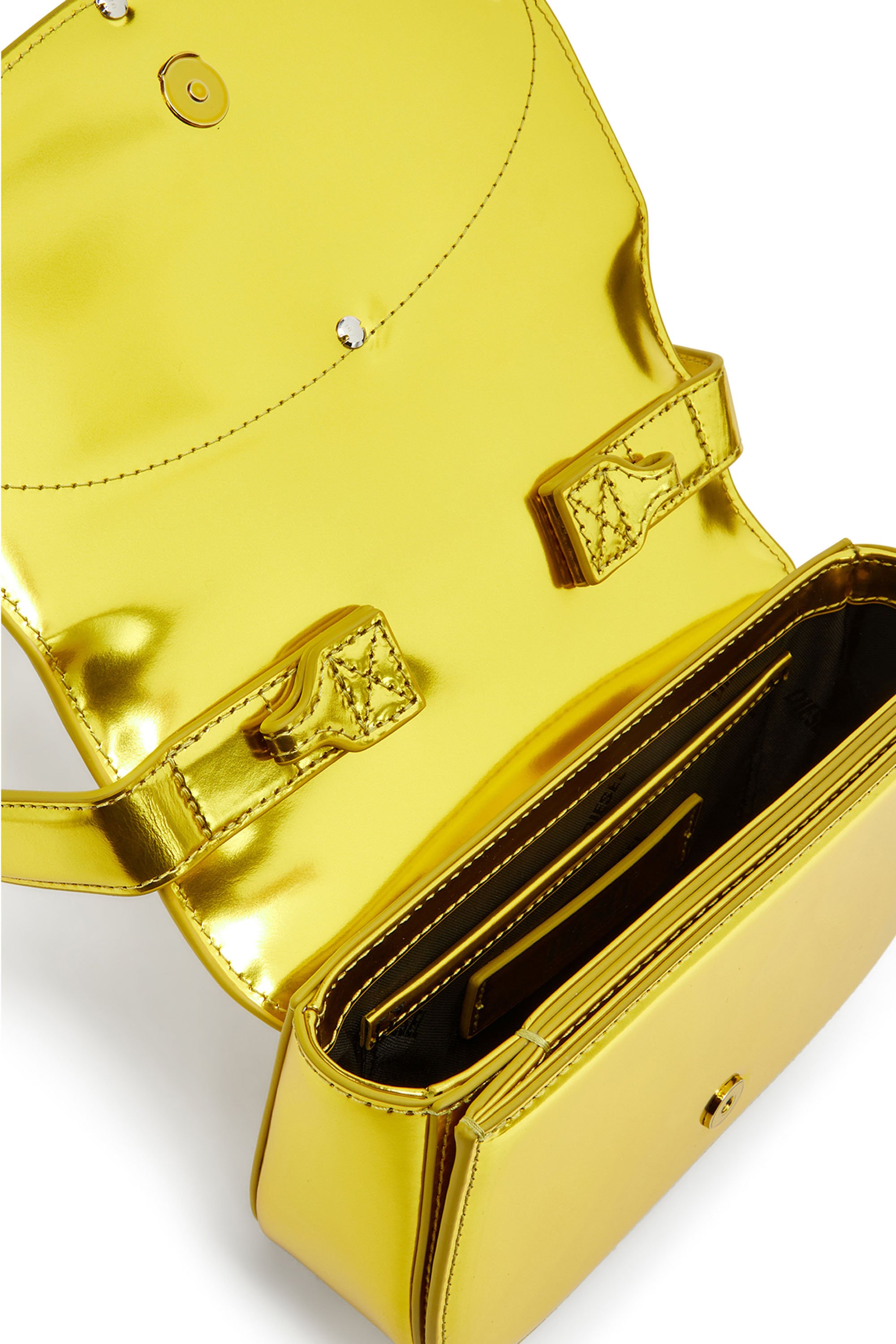 Diesel - 1DR, Female's カウレザーショルダーバッグ in Yellow - 4