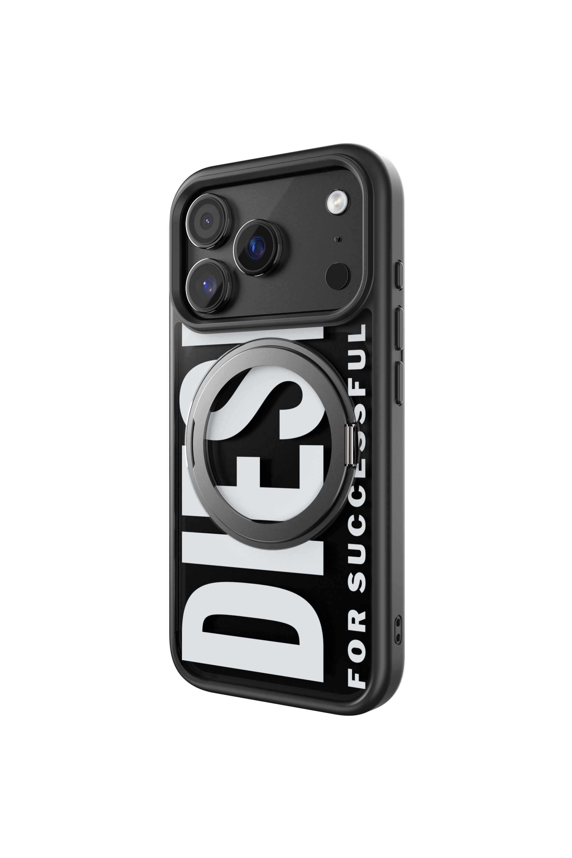 Diesel - 60405 RING STAND CASE, Unisex's IPHONE 17 PRO in ブラック - 4