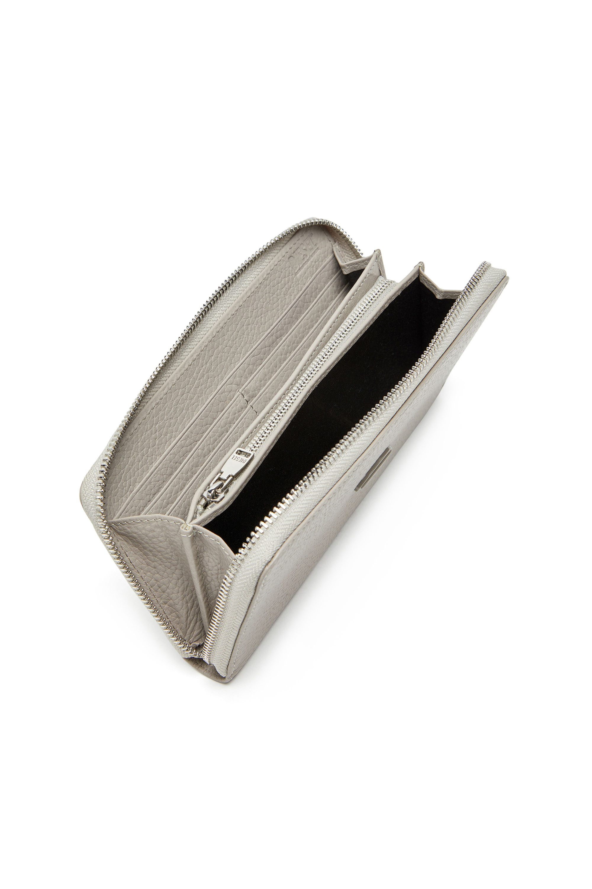 Diesel - CONTINENTAL ZIP L, Male's 長財布 in ライトグレー - 3