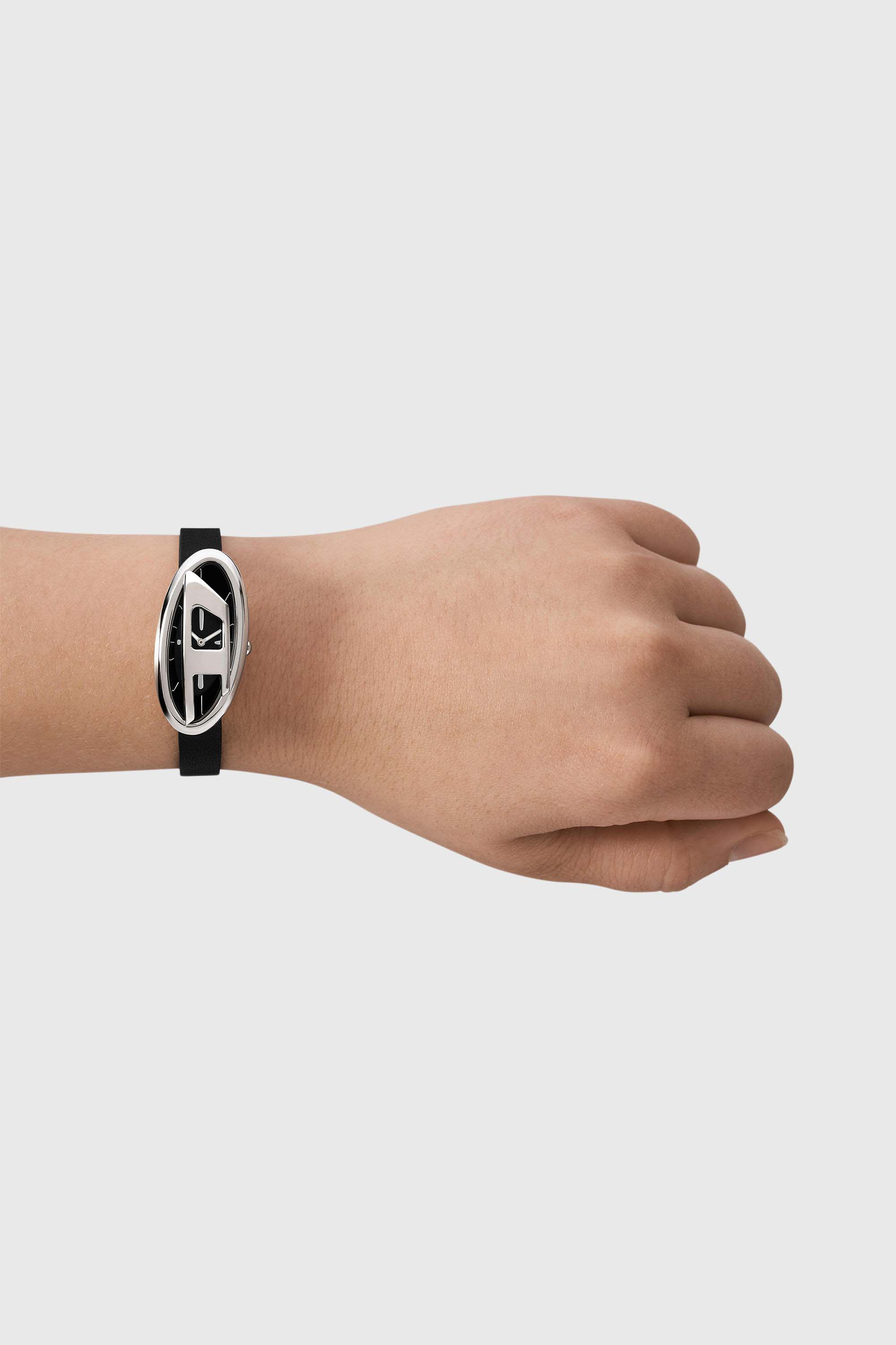 Diesel - DZ5612 WATCH, Female's D-Era Two -Hand Black Leather Watch in ブラック - 4