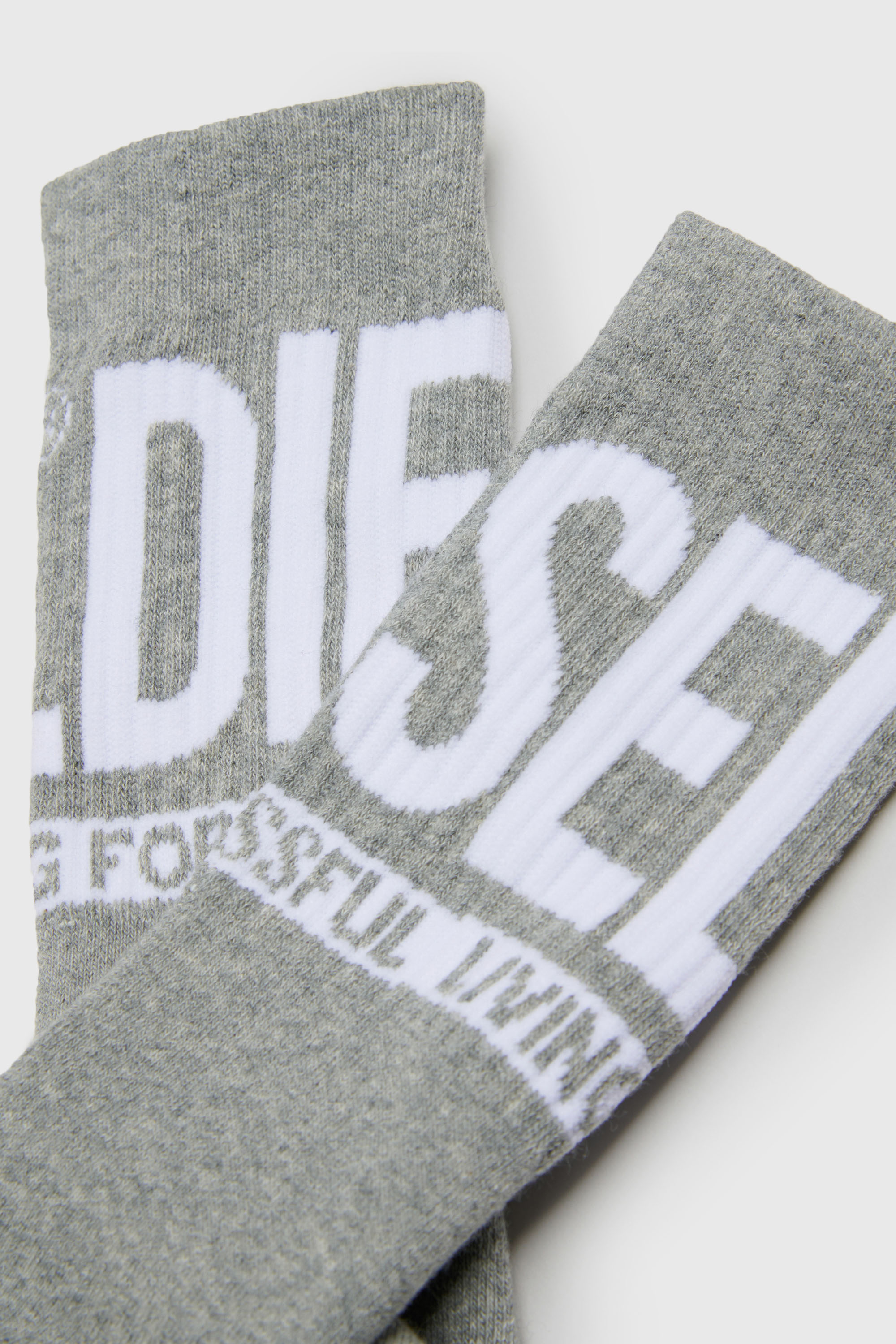 Diesel - SKM-ZRAYBIPACK, Male's ソックスセットロゴ in ブラック - 3