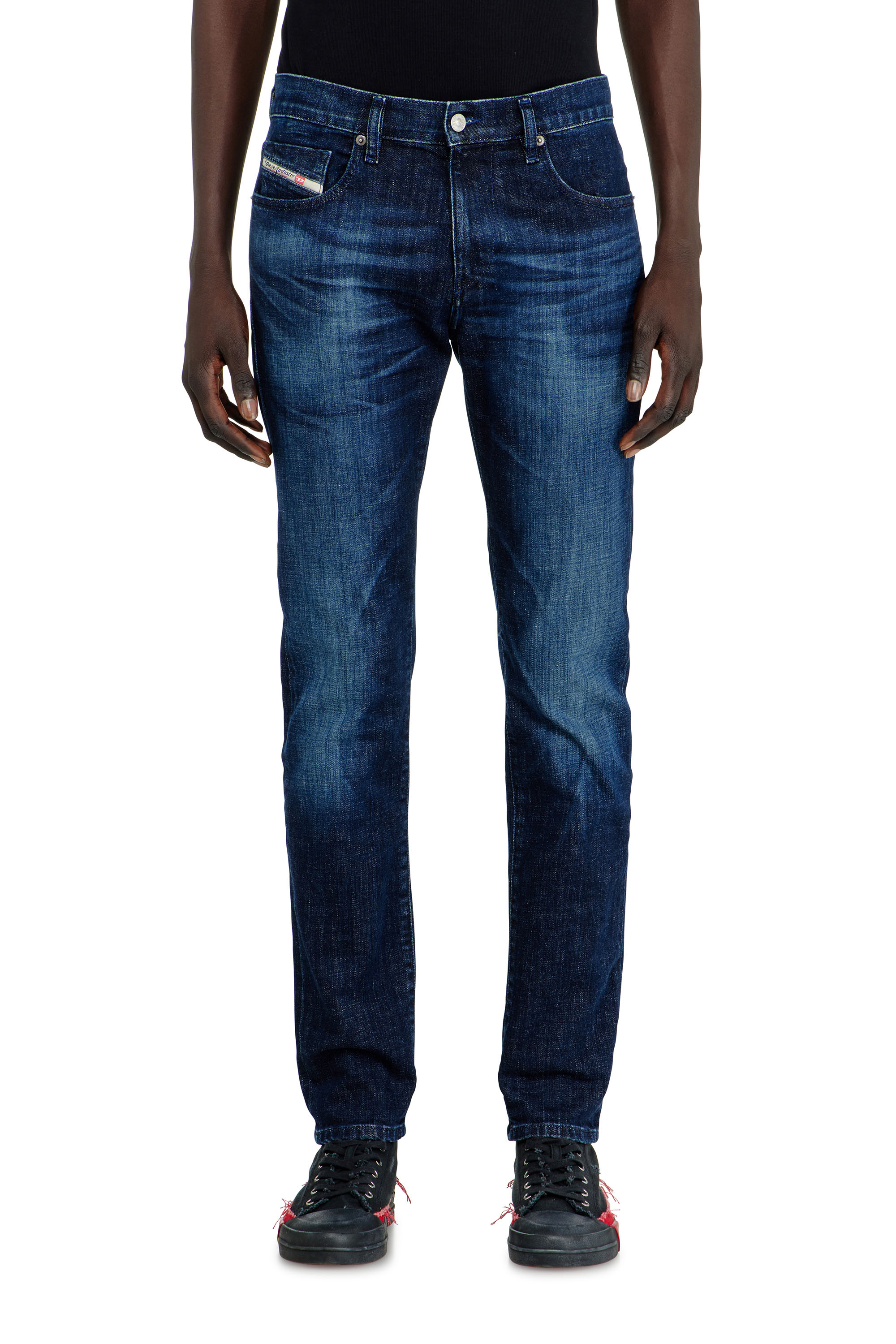 Diesel - Male's Slim Jeans 2019 D-Strukt 0ADBL, ダークブルー - 4