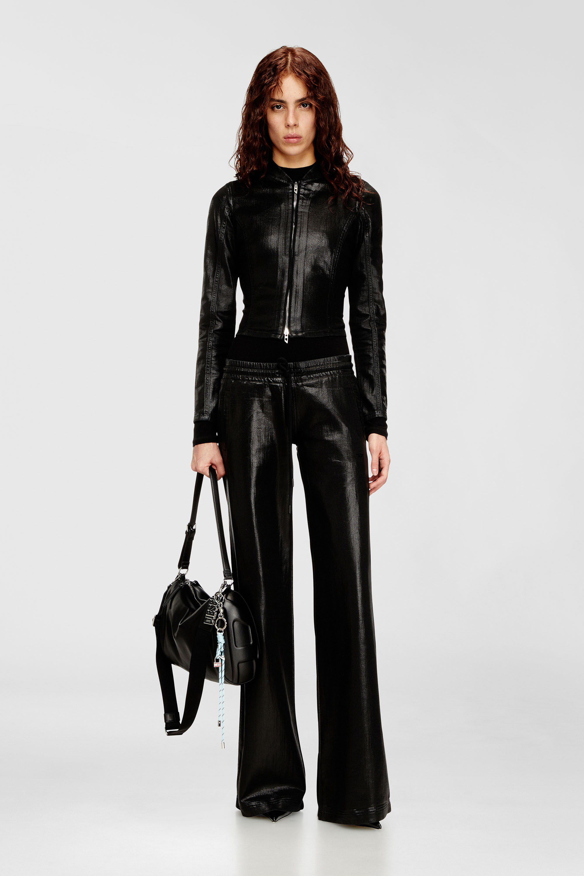 Diesel - Female's Relaxed 2078 D-Ainty Joggjeans&reg; 068VD, ブラック/ダークグレー - 2