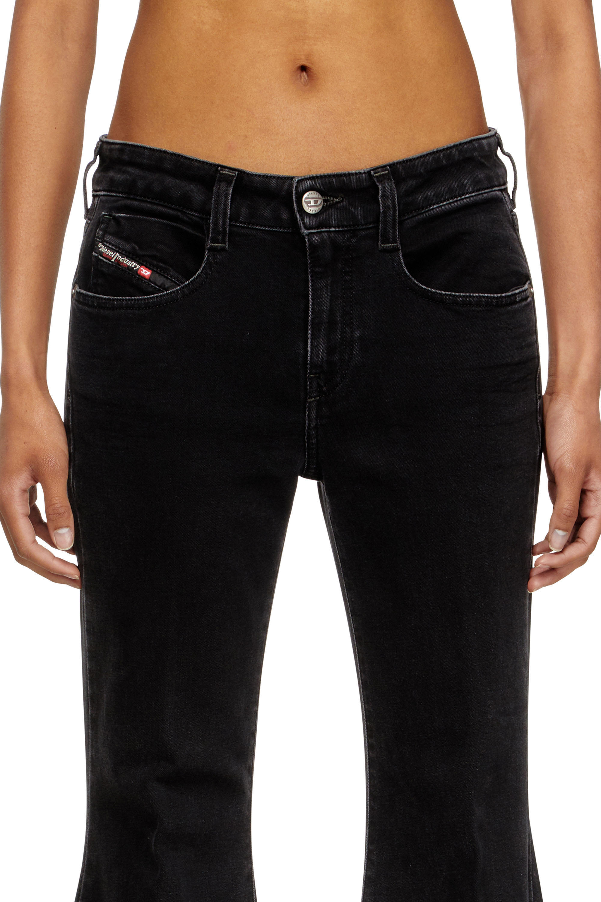 Diesel - Female's Flare Jeans 1970 D-Bleess 09M69, ブラック/ダークグレー - 5